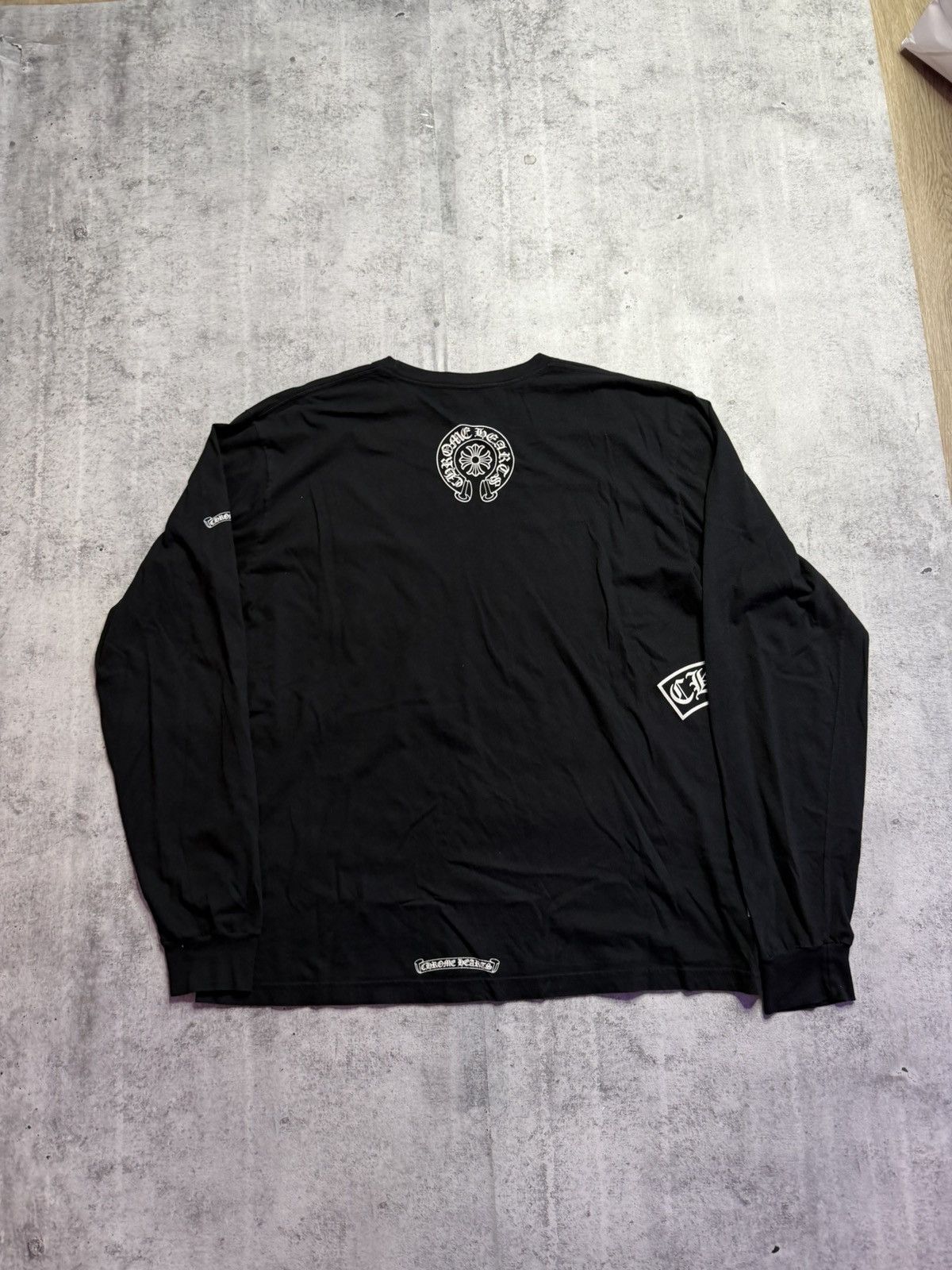 Chrome Hearts Chrome Hearts T Bar Longsleeve Size US XXL / EU 58 / 5 - 2 Thumbnail