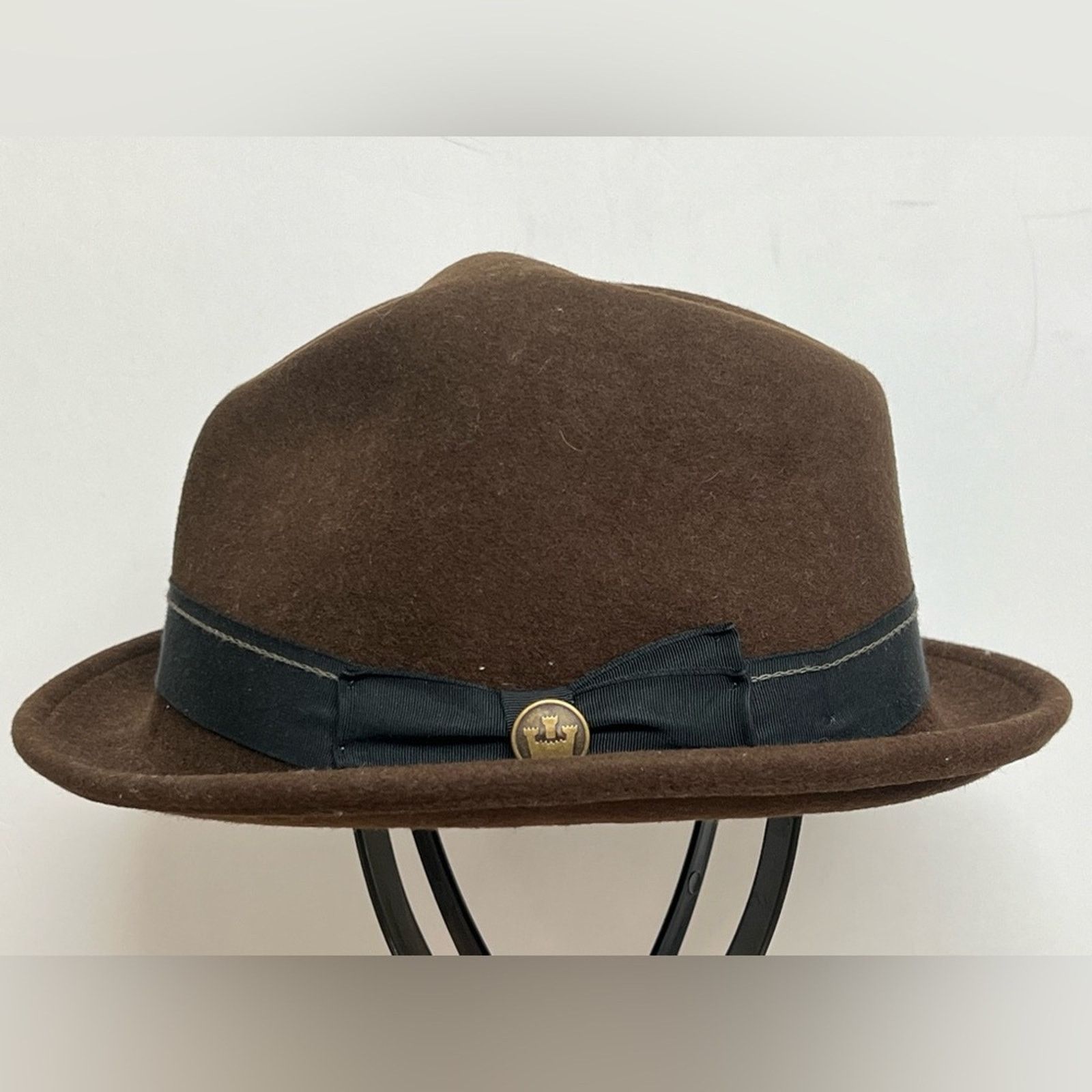 Goorin Bros. Goorin Bros Brown Wool Fedora Hat XL 100% Wool MADE IN USA Size ONE SIZE - 2 Thumbnail