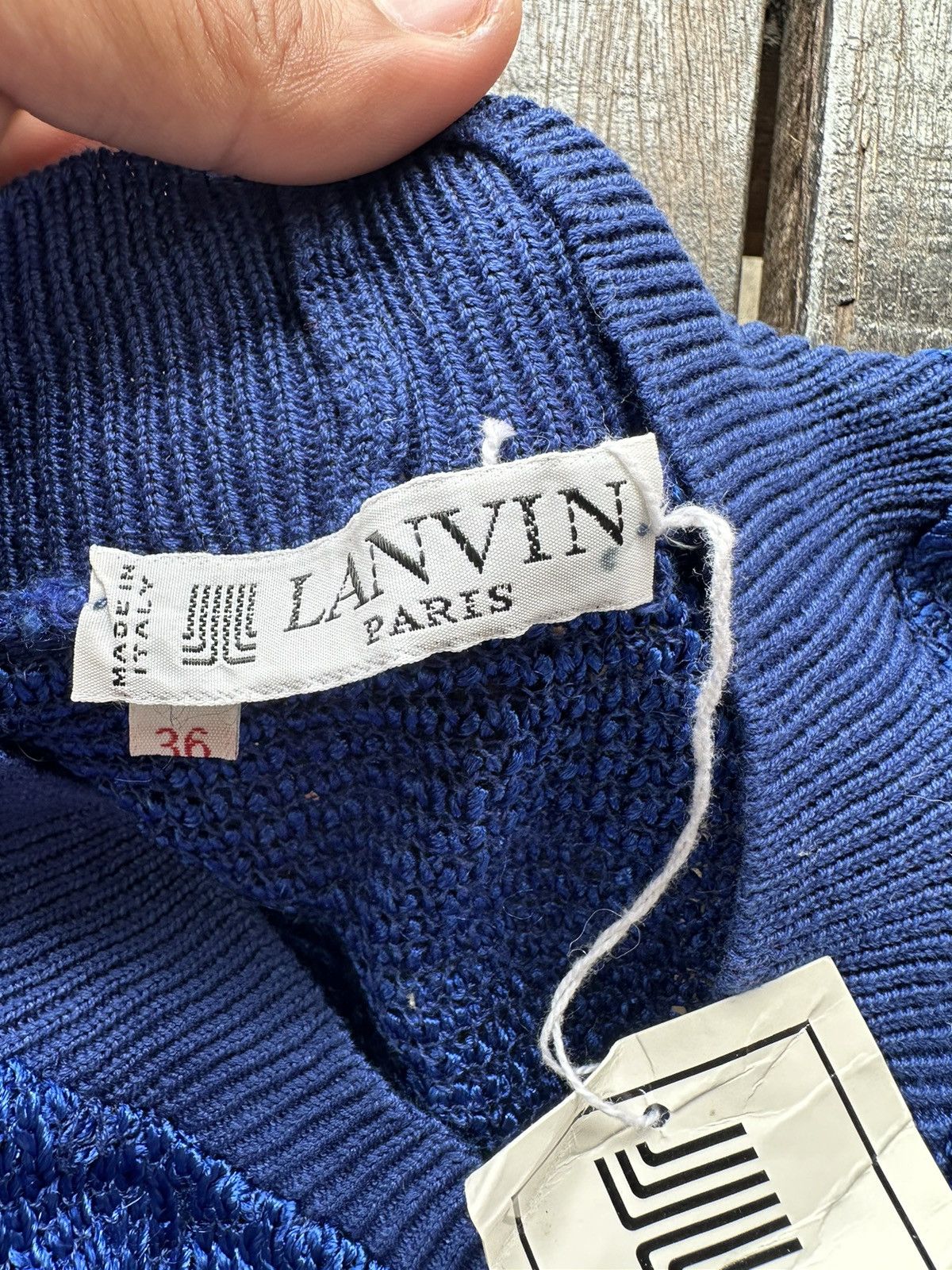 Lanvin Lanvin Long Sleeve Nice Design Size S / US 4 / IT 40 - 8 Thumbnail