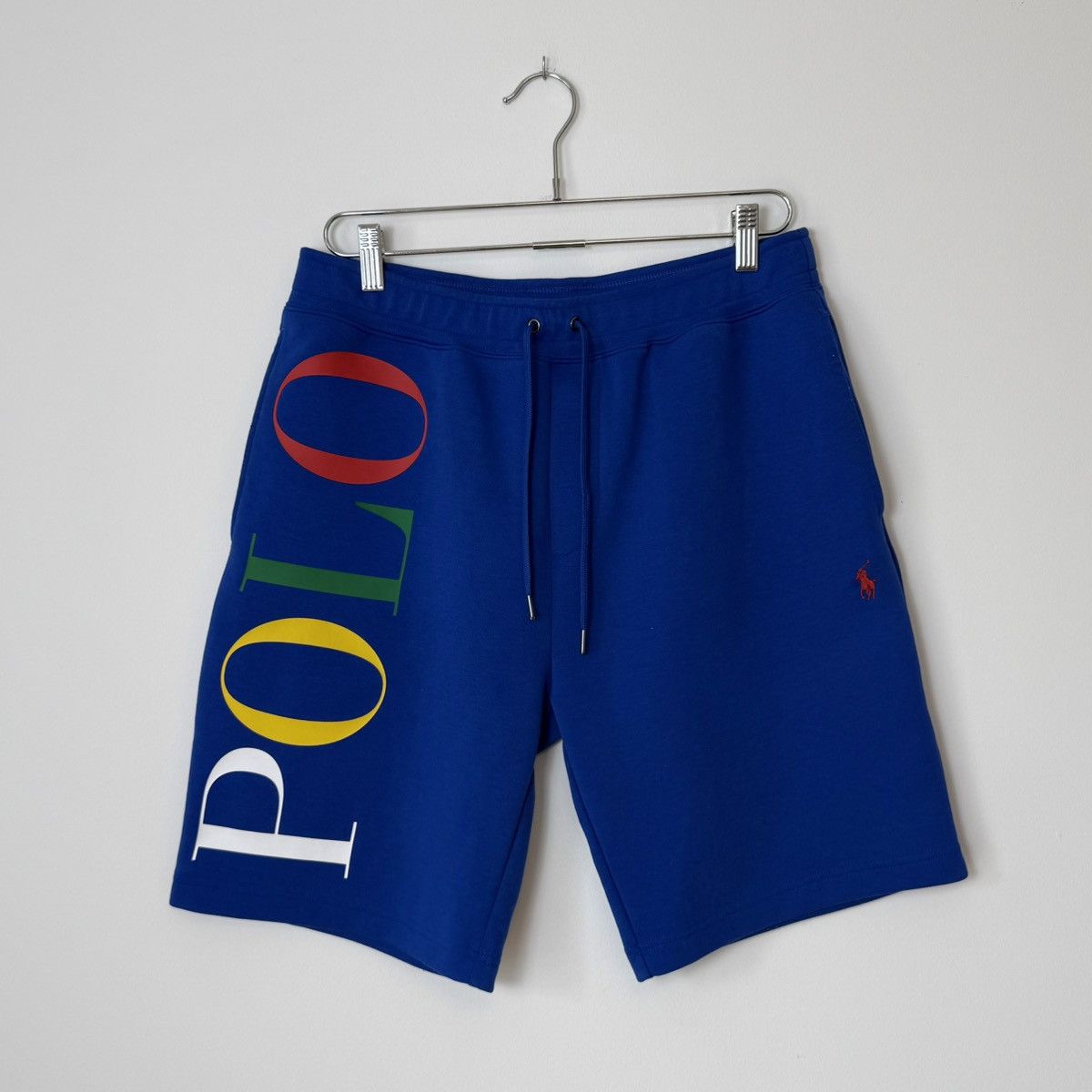 Polo Ralph Lauren Multicolor Spellout Cotton Fleece Shorts