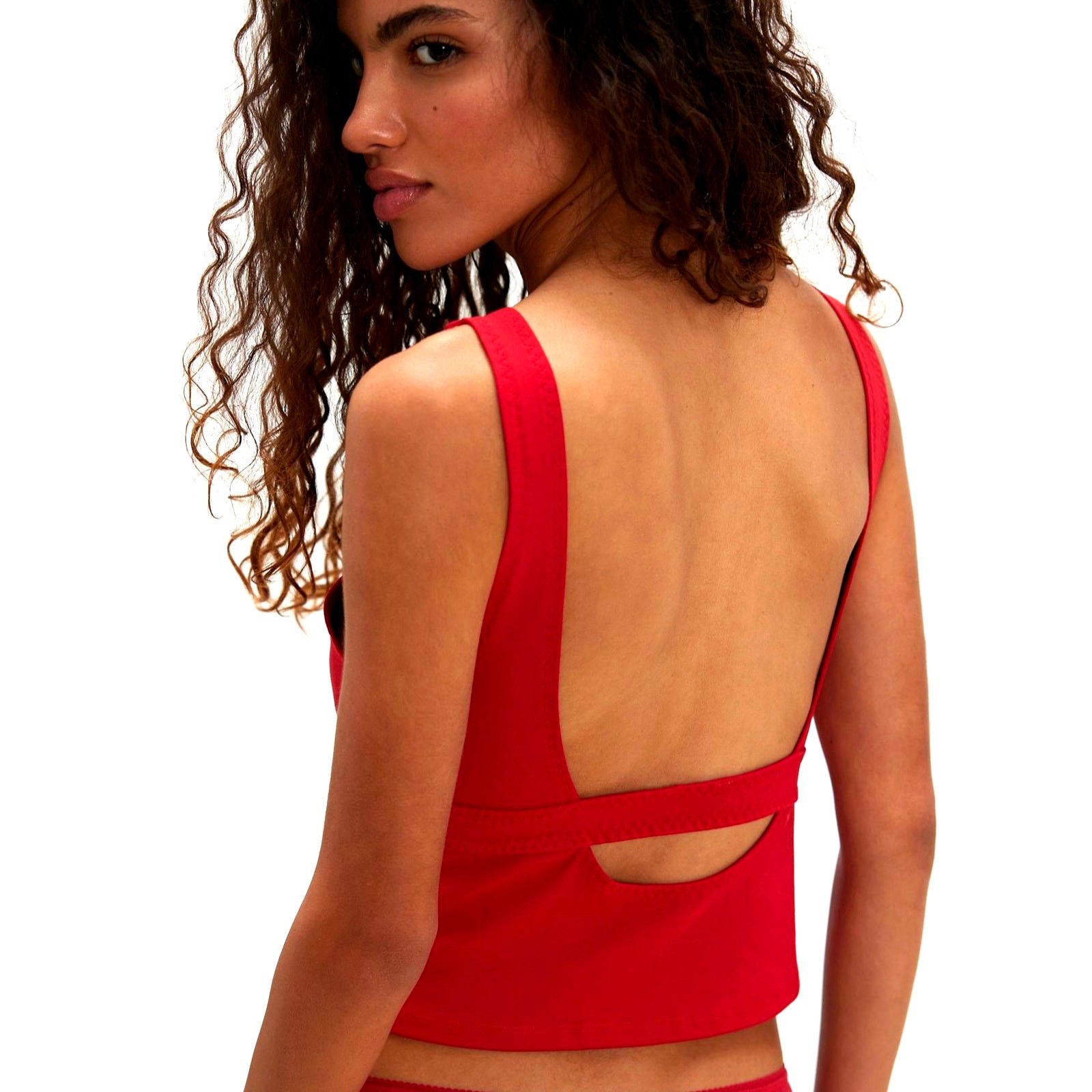 Free People Free People Just Getting Started Muscle Tank Tango Red XL Size XL / US 12-14 / IT 48-50 - 3 Thumbnail