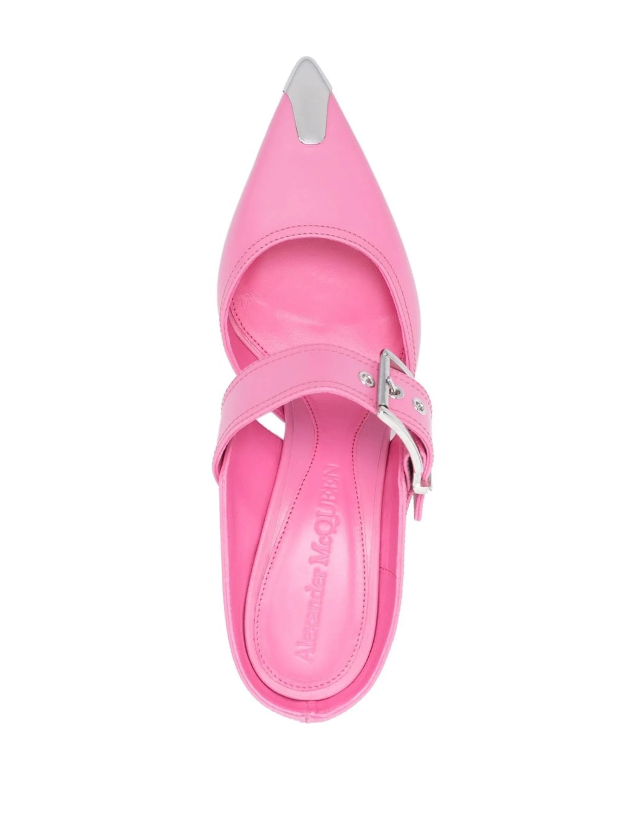 Alexander McQueen o1y0225 Mules in Pink Size US 6 / IT 36 - 4 Thumbnail
