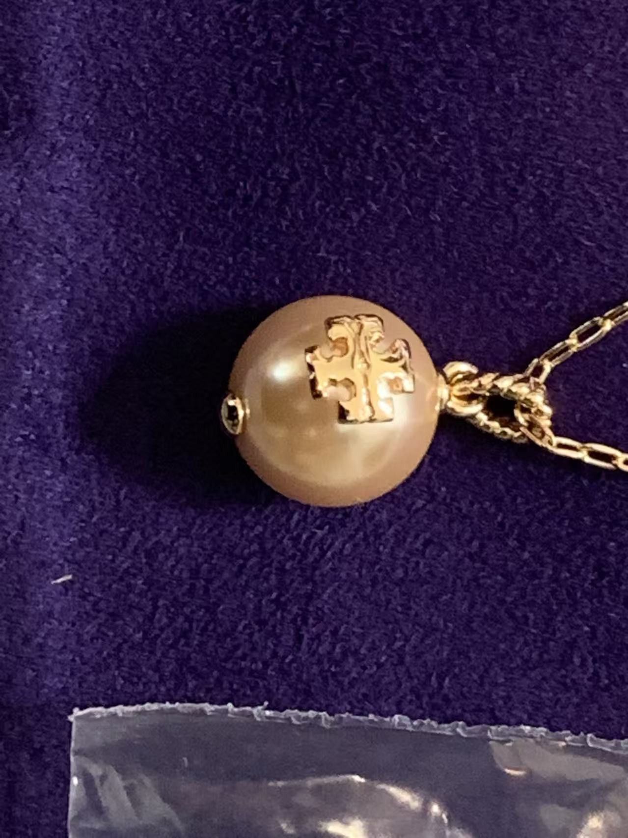 Tory Burch tory burch pearl chain necklace (rose gold) Size ONE SIZE - 8 Thumbnail