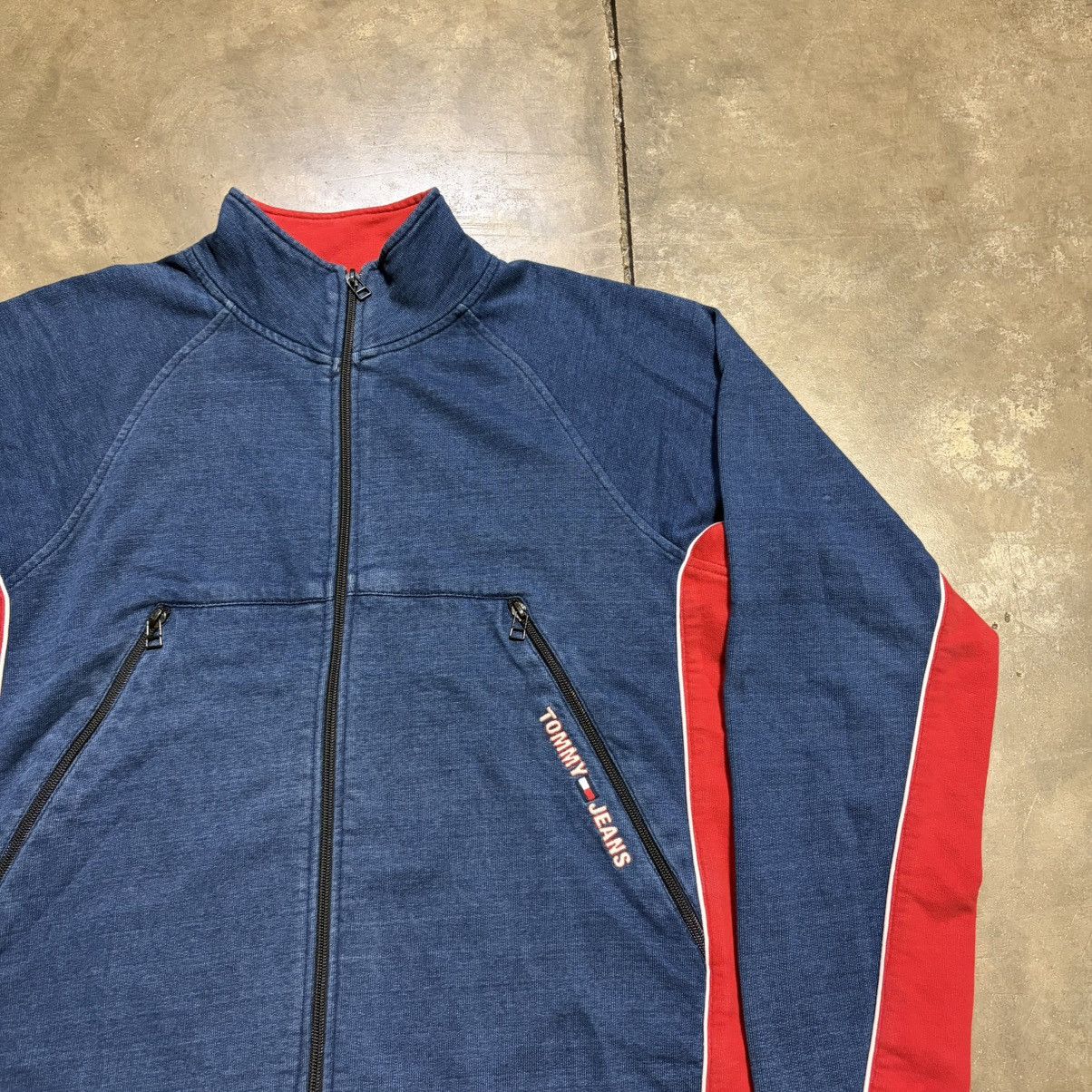 Tommy Jeans Vintage Tommy Jeans Hilfiger Denim Track Jacket Zip Up Y2K Size US M / EU 48-50 / 2 - 4 Thumbnail