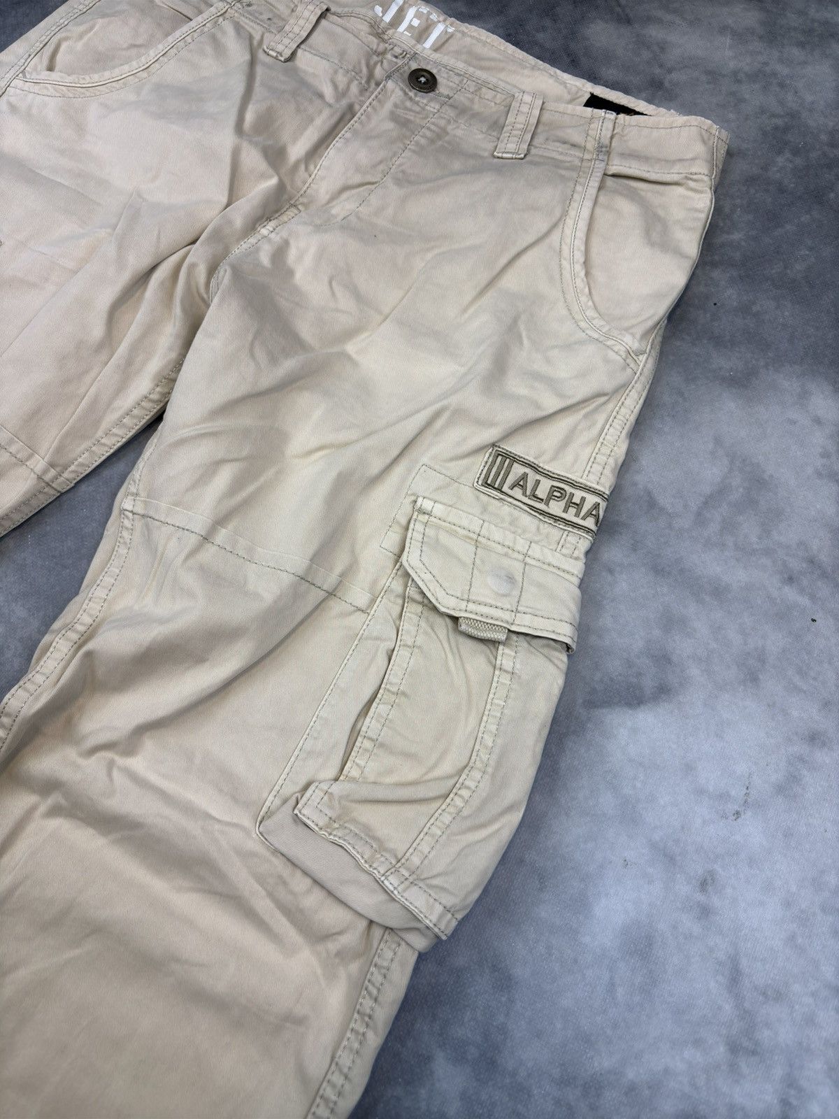 Alpha Industries Vintage Alpha Industries Cargo Bondage Pants Military 90’s Size US 32 / EU 48 - 2 Thumbnail