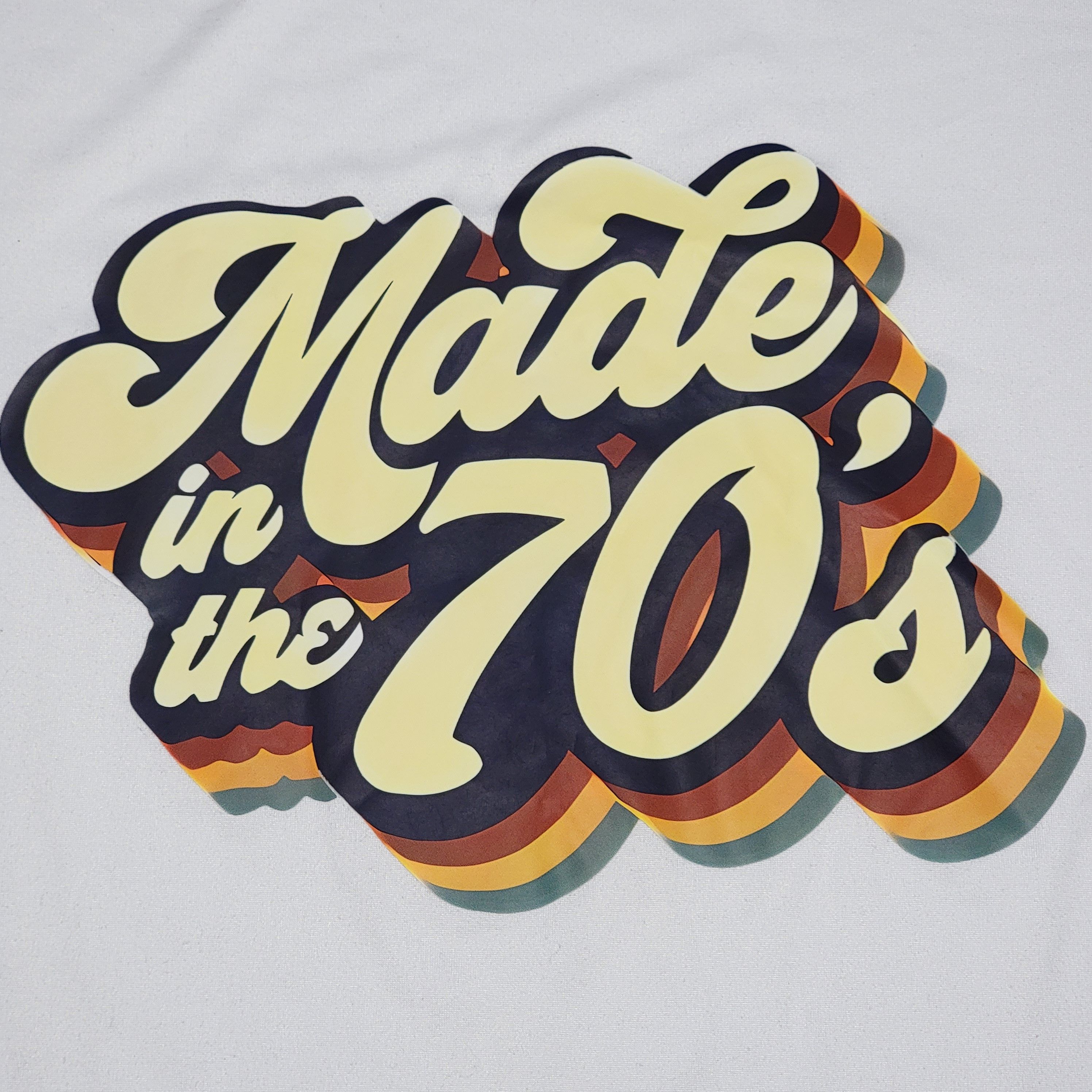 Other Made In The 70's SS White Tee Size L / US 10 / IT 46 - 2 Thumbnail