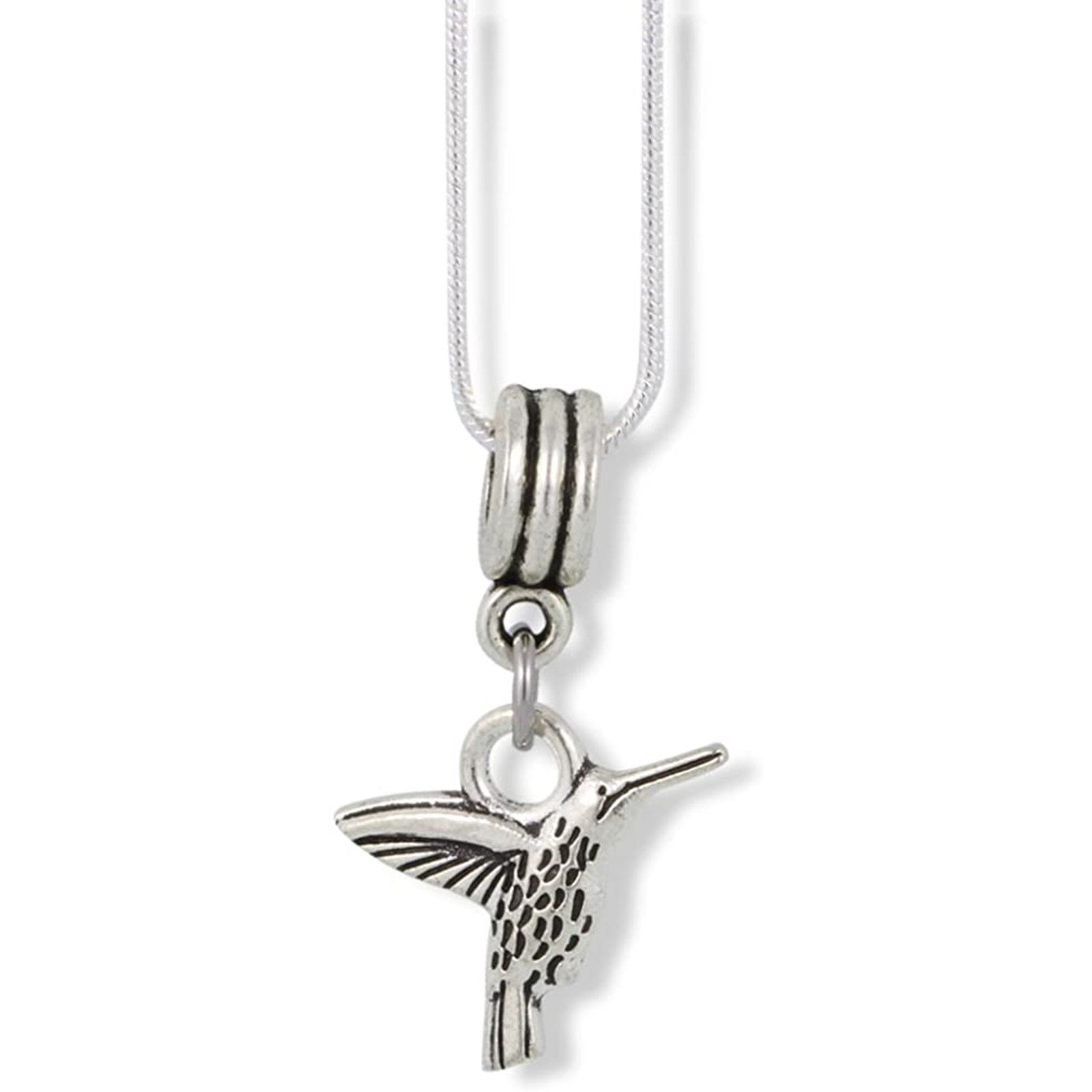 & Other Stories Hummingbird 3D Bird Charm Snake Chain Necklace Size ONE SIZE - 1 Thumbnail