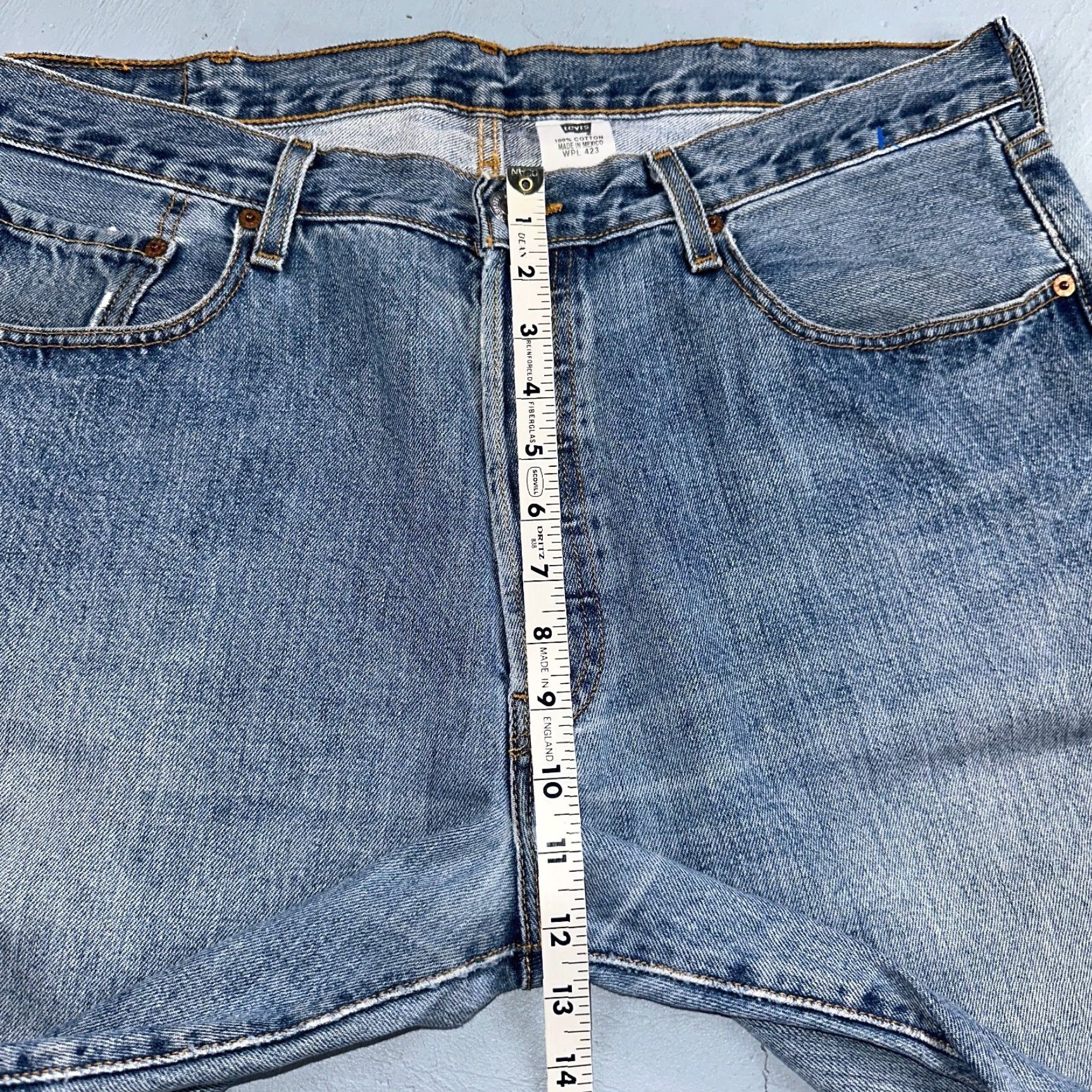 Levi's Levi's 501 Jeans Vintage 90s Straight Blue Denim Regular Mens 42 Light Wash 30 Inseam 38x32 ACT 38x32 Maison? (Wait) Size US 42 / EU 58 - 7 Thumbnail