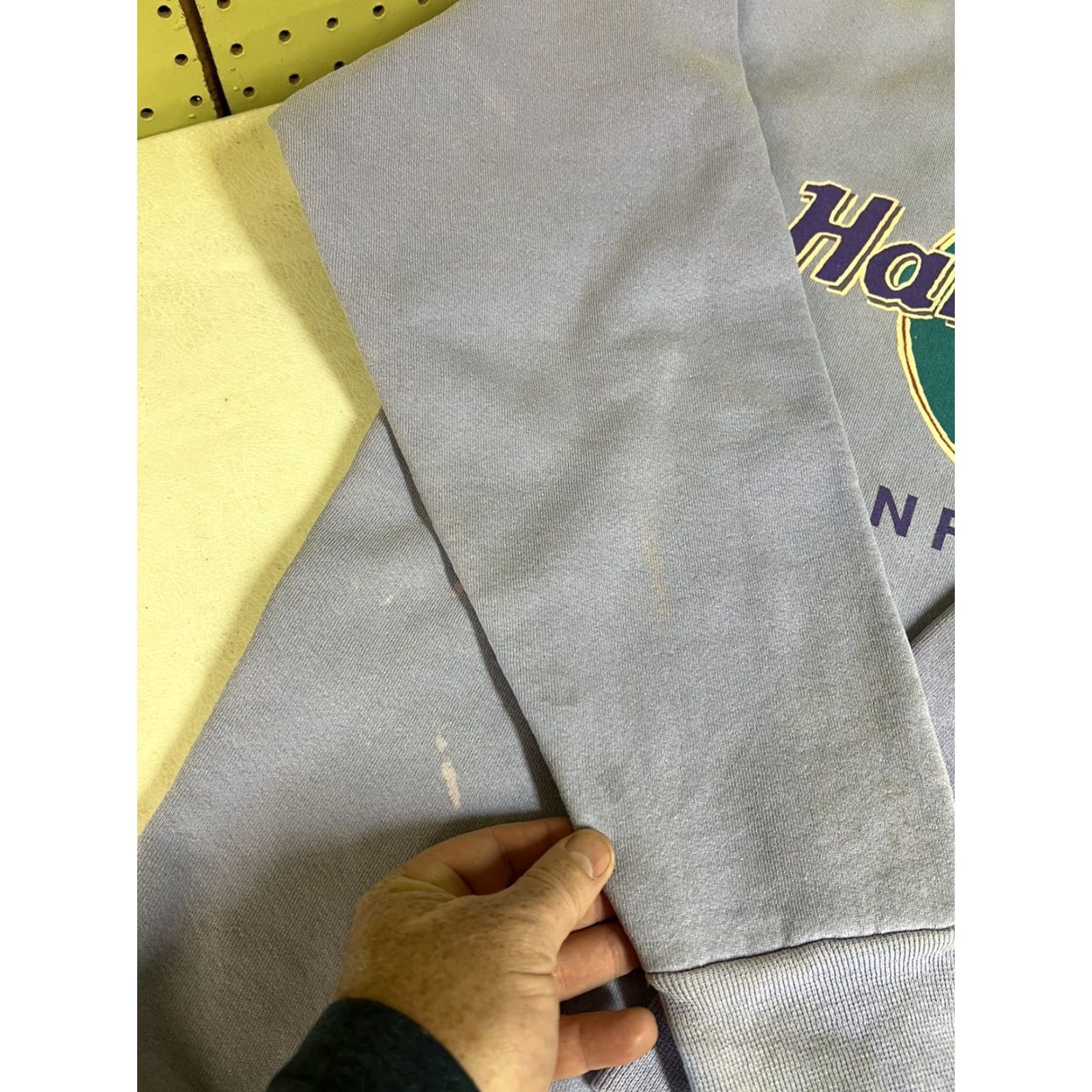 Hard Rock Cafe VINTAGE Hard Rock Cafe San Francisco Sweatshirt Crewneck L Periwinkle Logo USA 90s Size US L / EU 52-54 / 3 - 3 Thumbnail