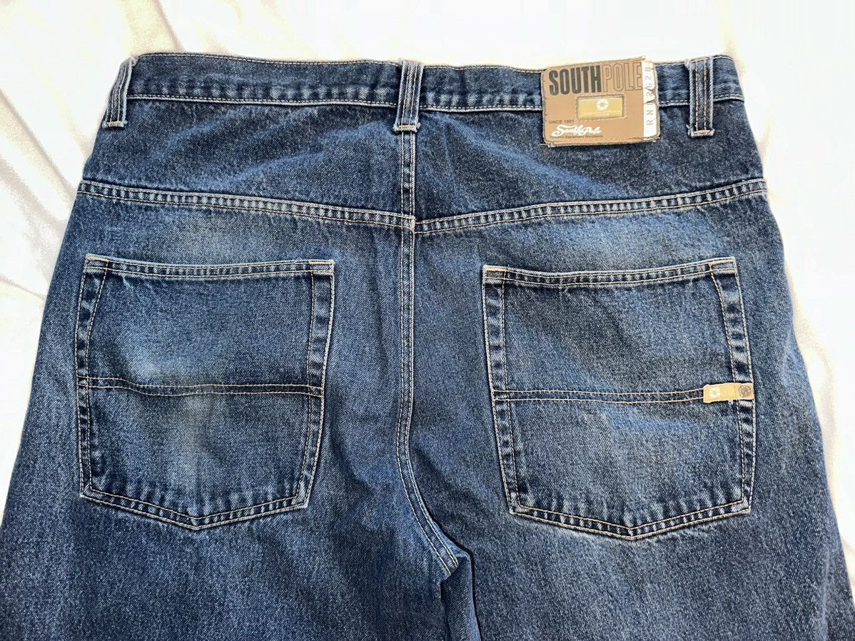 Southpole × Vintage Vintage Southpole Jeans Mens 38x27 Med Wash Baggy Wide l Size US 38 / EU 54 - 10 Thumbnail