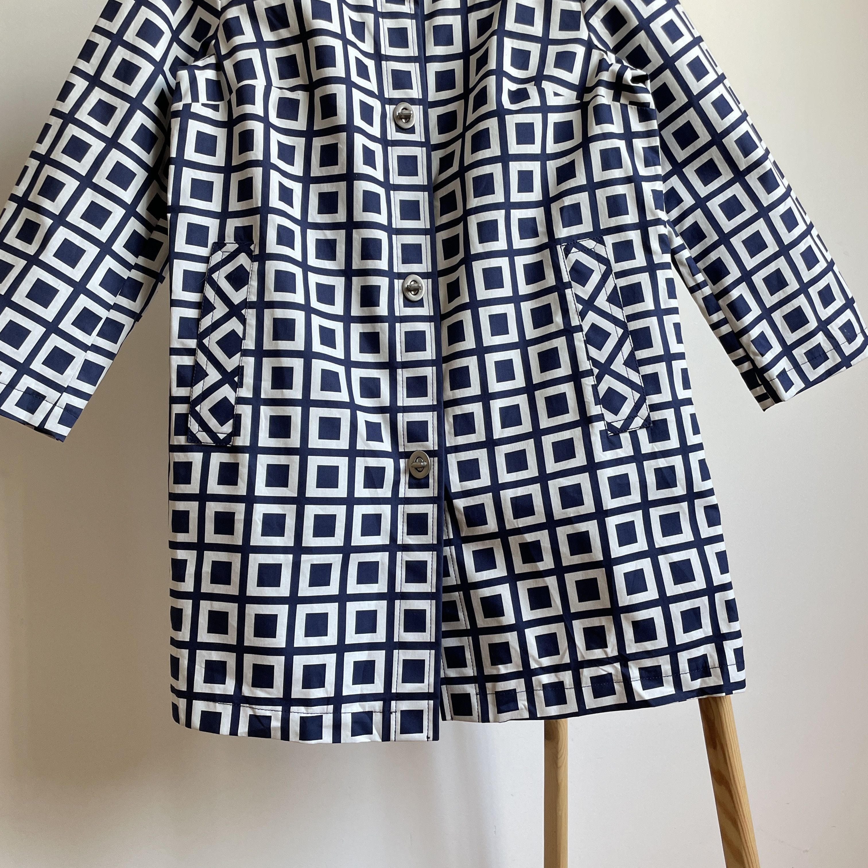 Talbots Talbots Womens Geometrical Pattewn Rain Coat Size 12 Size XL / US 12-14 / IT 48-50 - 7 Thumbnail