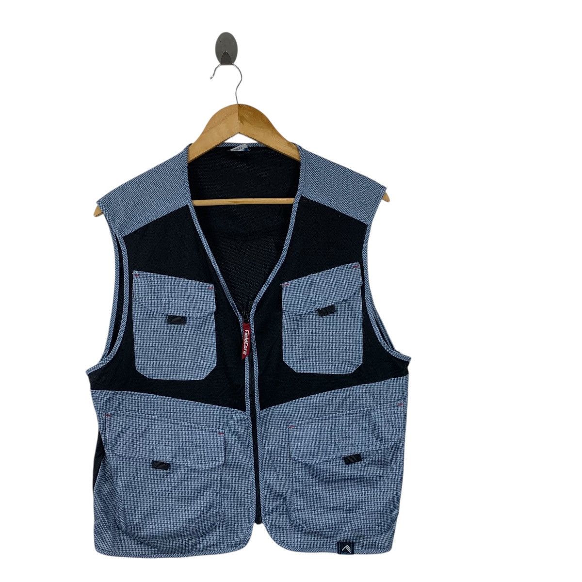 Vintage Vintage FIELDCORE JAPAN Reflective Logo Outdoor Vest Jacket Size US L / EU 52-54 / 3 - 3 Thumbnail