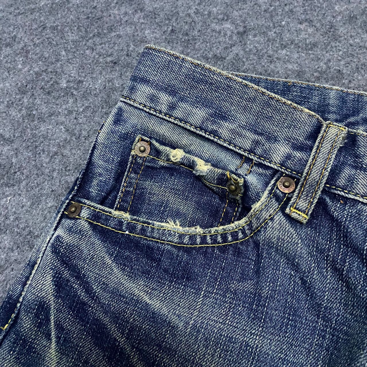 If Six Was Nine 💥Best Offer💥Vintage Uniqlo Original Basic Denim Size US 31 - 7 Thumbnail