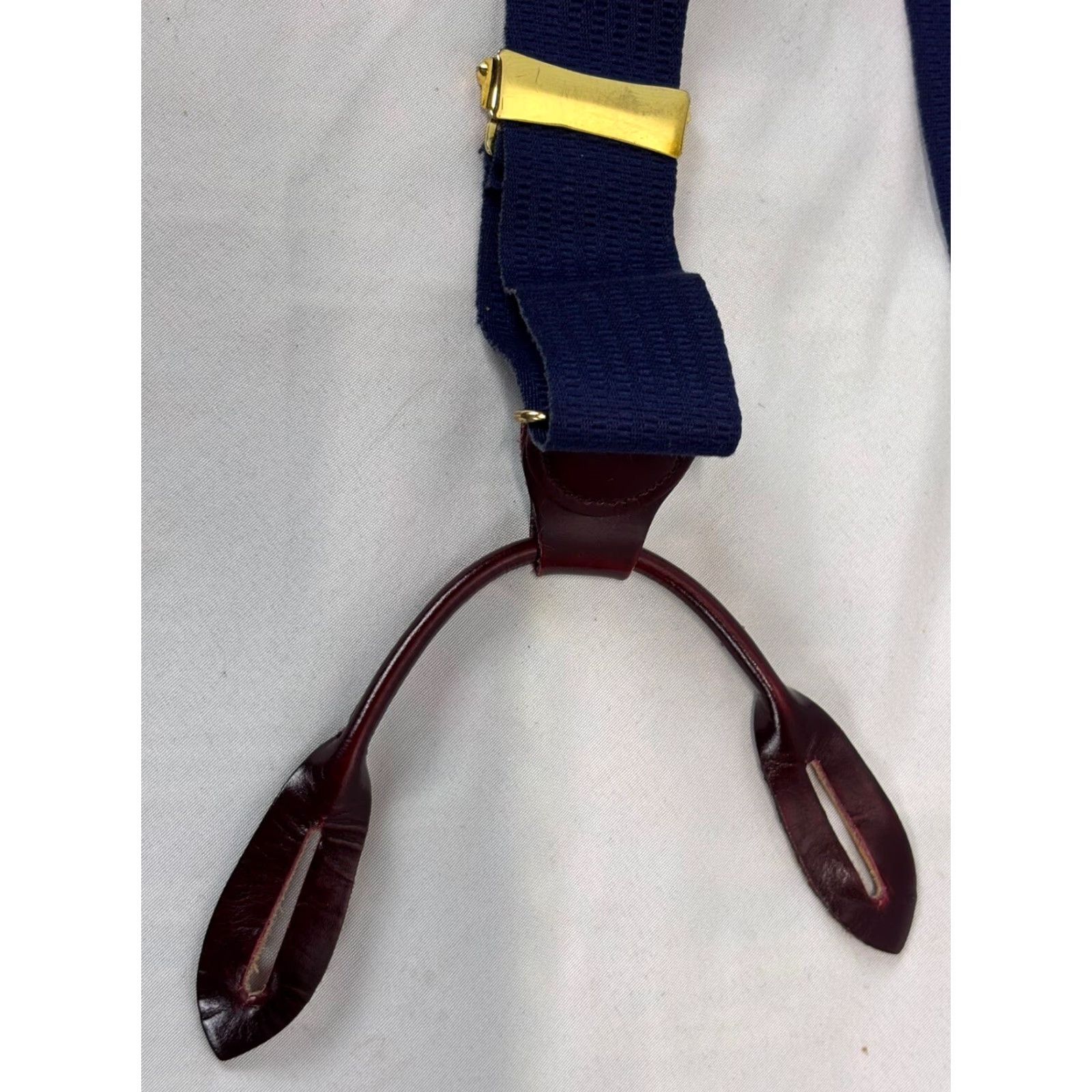 Cole Haan COLE HAAN Blue Suspenders Men Pre-owned Size ONE SIZE - 4 Thumbnail