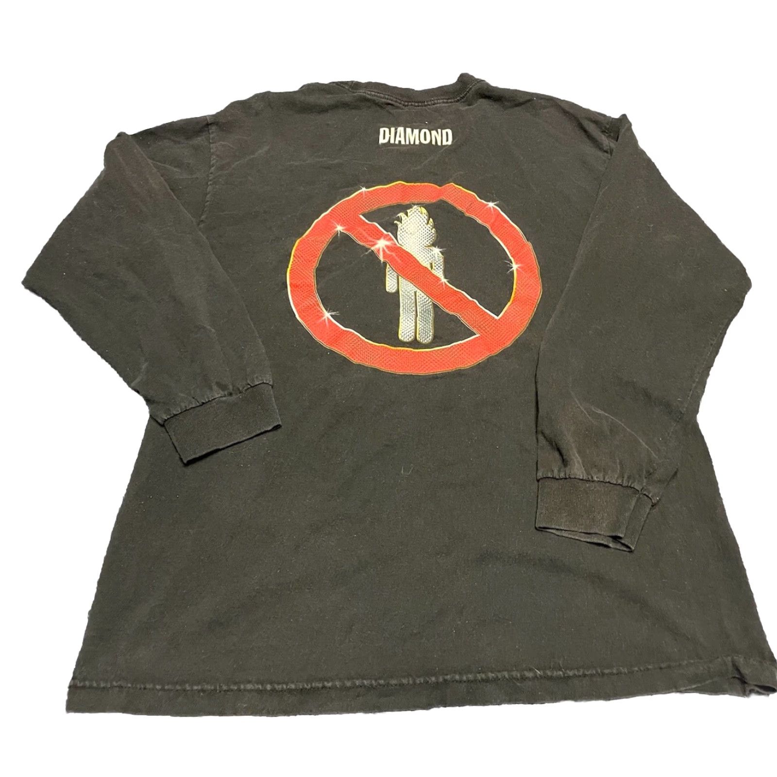 Diamond Supply Co. VINTAGE Diamond Supply Co. x Travis Scott RODEO Astroworld Black Crewneck Longsleeve F4 Shirt Mens L Graphic Tee Size US L / EU 52-54 / 3 - 2 Thumbnail