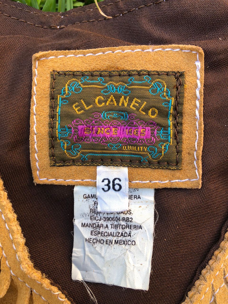 Vintage Vintage Suede Leather Fringed Chonco Horse Vest Size 36 Size US M / EU 48-50 / 2 - 5 Thumbnail