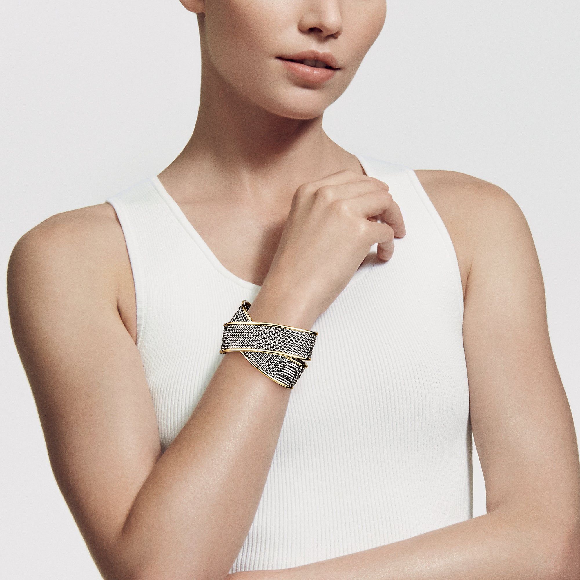 David Yurman o1w1db10526 B14719 Size:S/Bracelet in Sterling Silver Size ONE SIZE - 3 Thumbnail