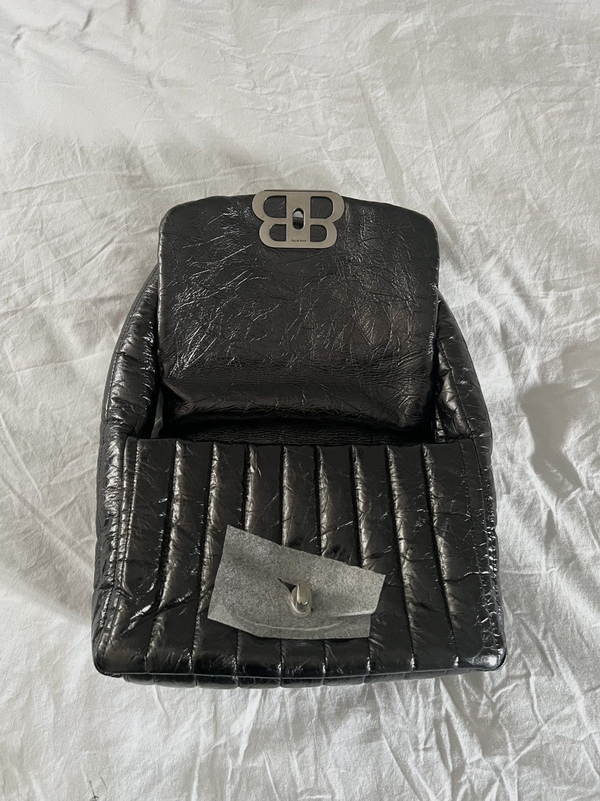 Balenciaga Balenciaga Monaco bag metallic quilted calfskin BB details. Size ONE SIZE - 10 Thumbnail
