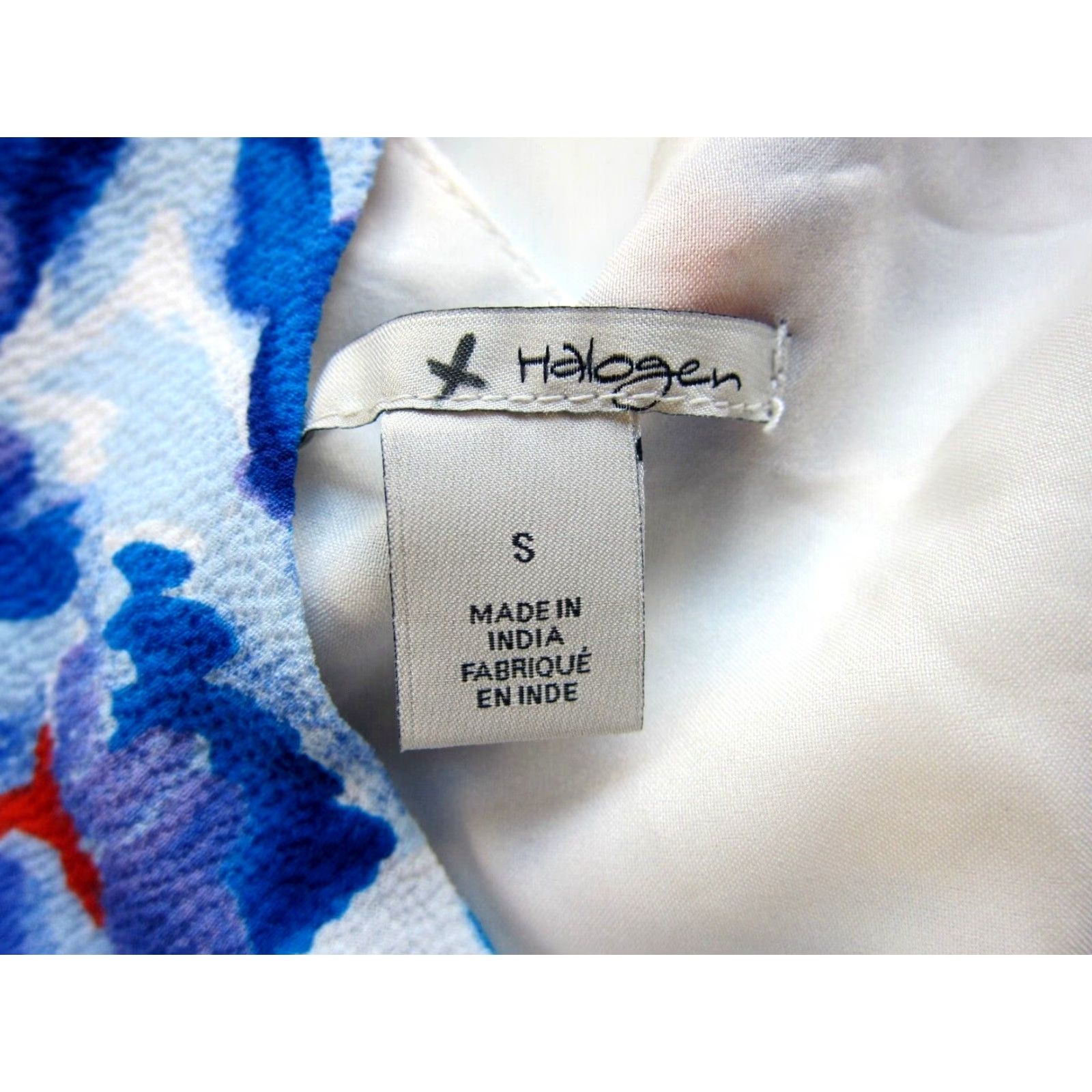 Vintage Halogen Floral Shift Tunic Tank Sun Dress Small Blue Size S / US 4 / IT 40 - 3 Thumbnail