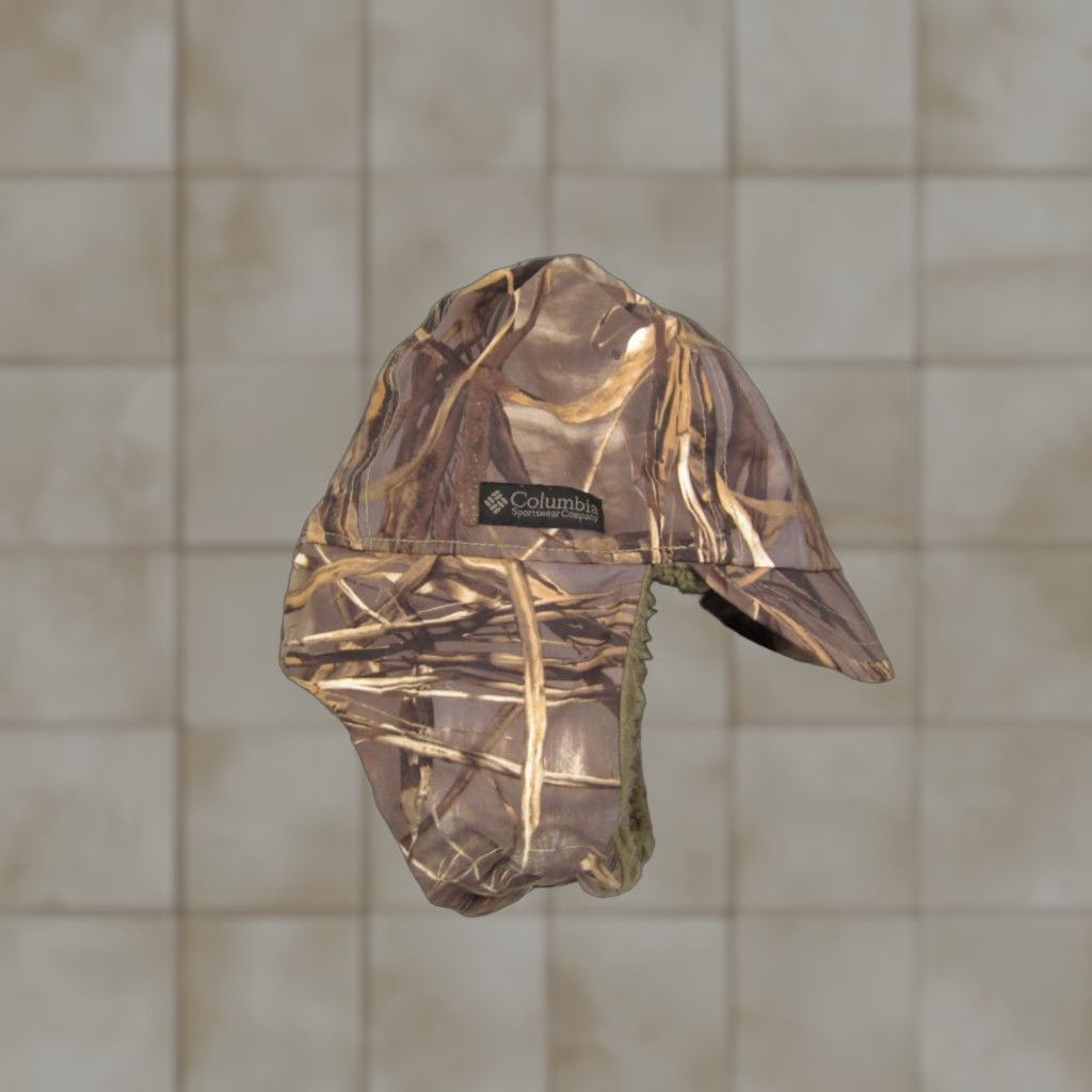 Realtree Columbia Hat Mens Small-Medium Brown Camo Realtree Sherpa Fleece Ear Flap Adult Size US S / EU 44-46 / 1 - 1 Thumbnail
