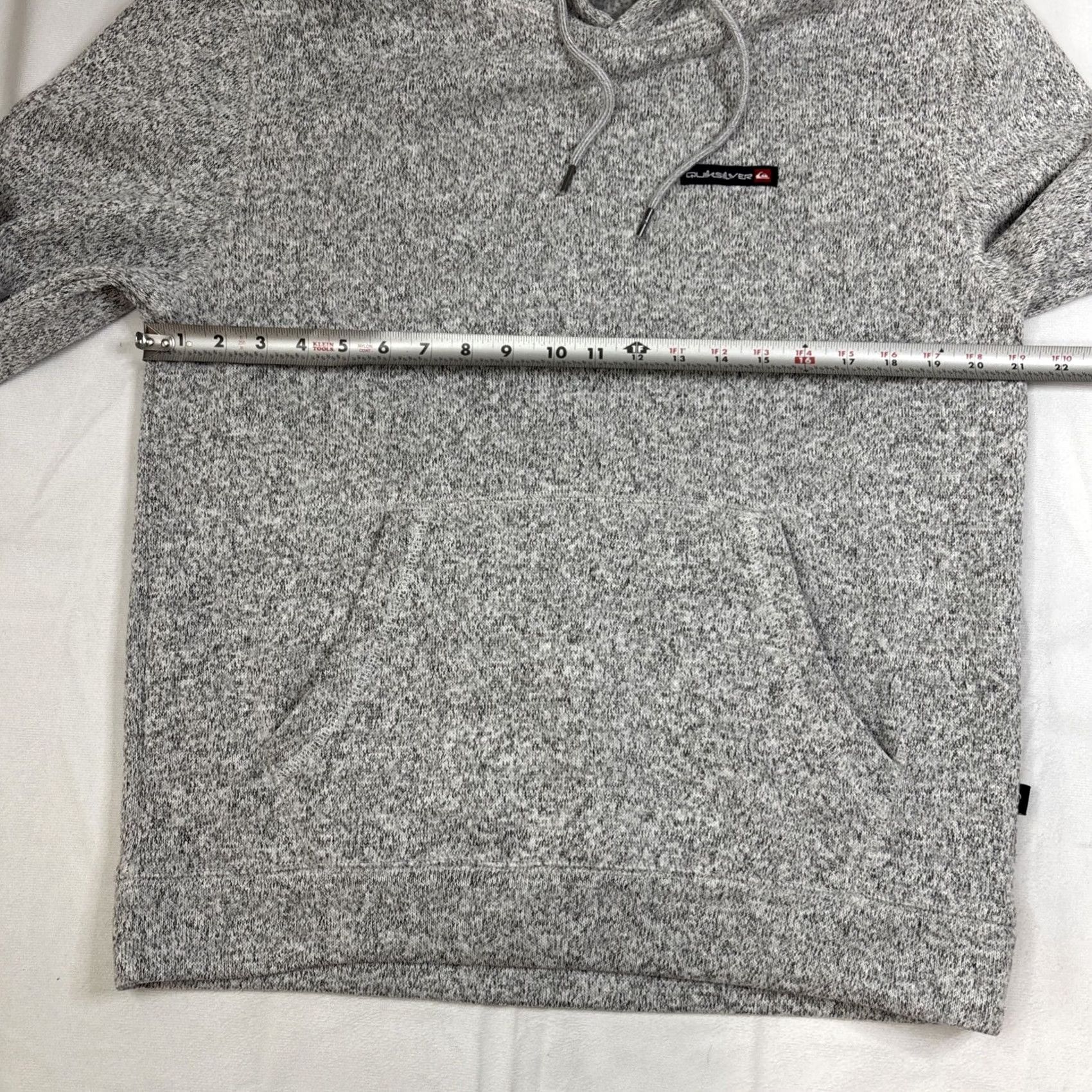Quiksilver Quiksilver Hoodie Men Pullover Fleece Hooded Gray M Medium Heather Light Gr... Size US M / EU 48-50 / 2 - 4 Thumbnail
