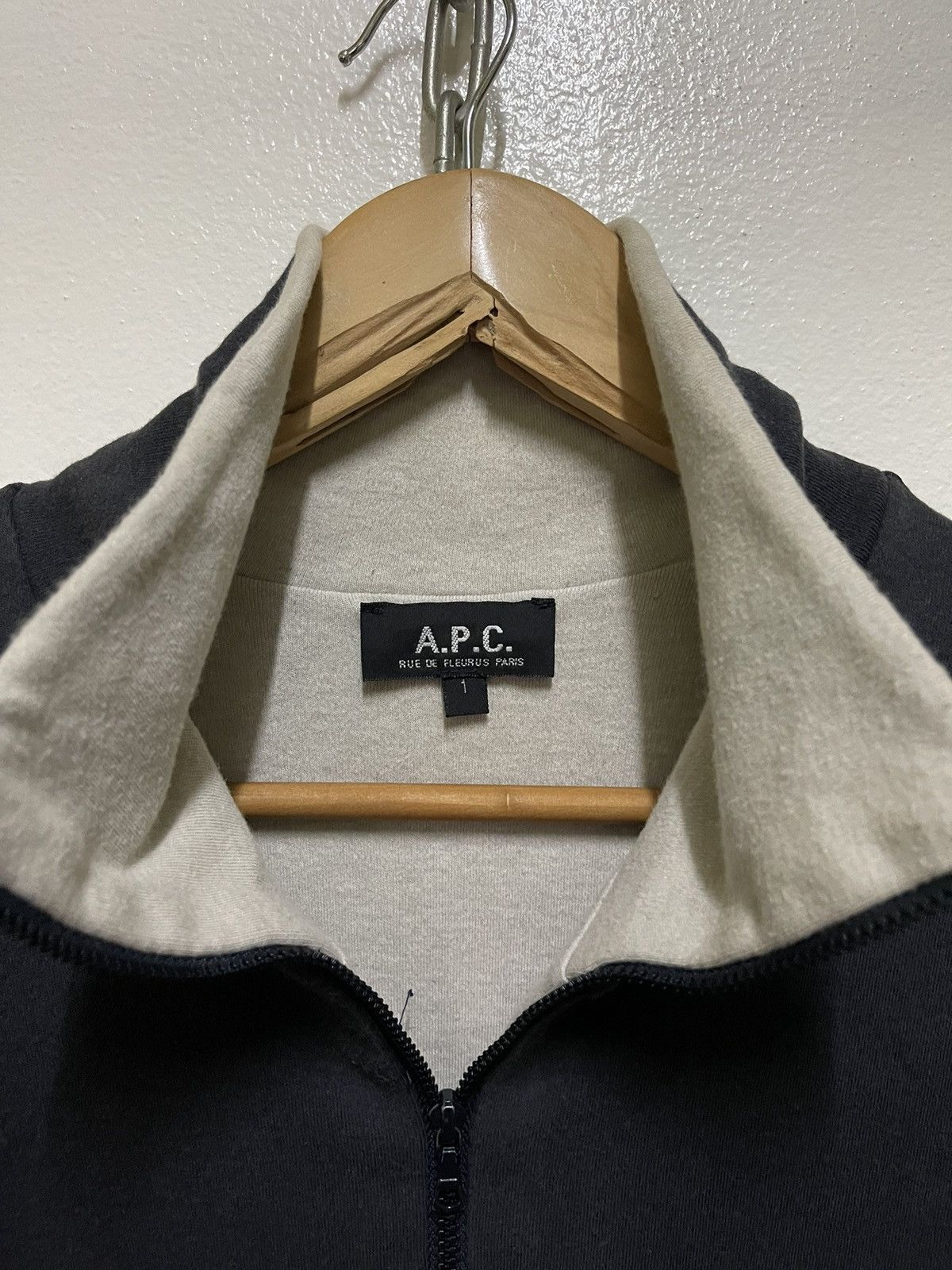 A.P.C. Apc Zipper Sweater Double Layer Size US S / EU 44-46 / 1 - 6 Thumbnail