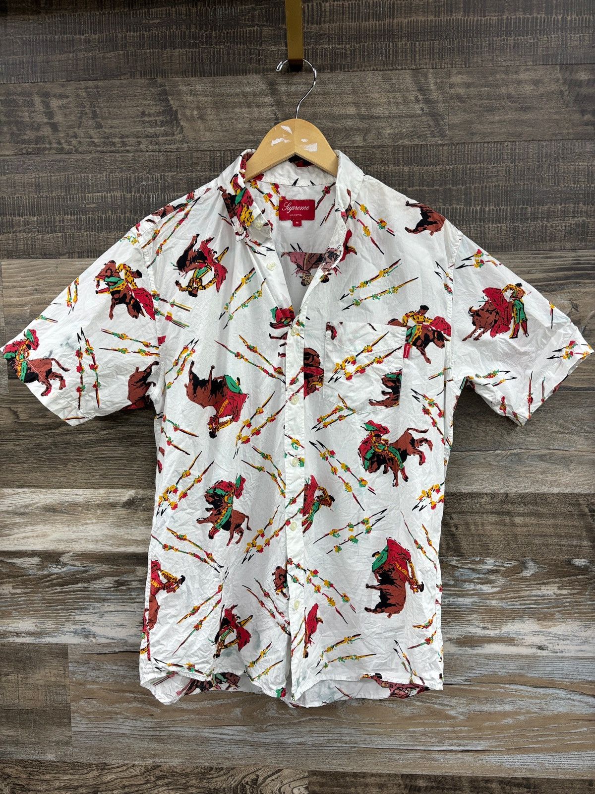 Supreme M-Supreme bull rider shirt Size US M / EU 48-50 / 2 - 1 Thumbnail