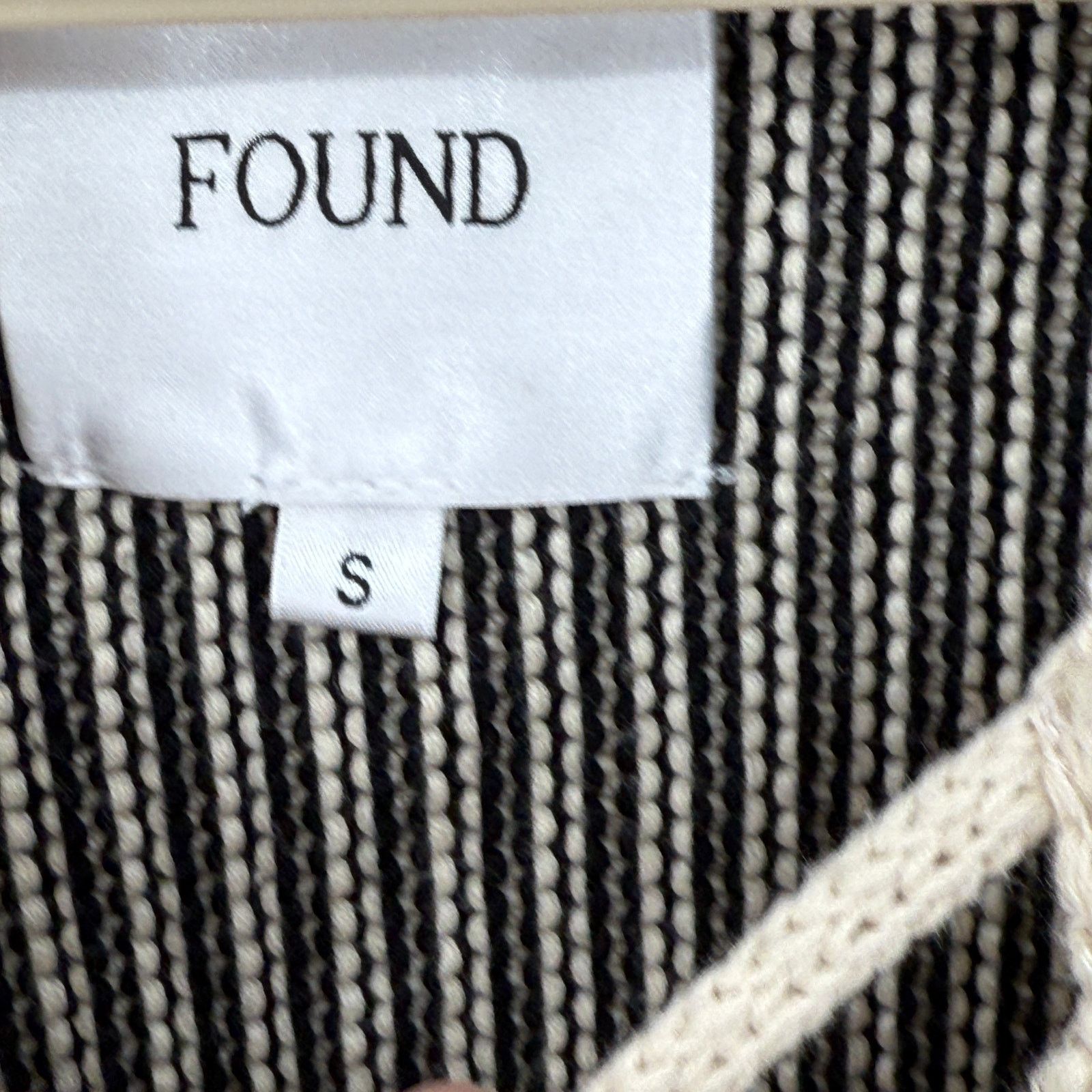 Free People Found Tabas Tie Knit Collared Sweater Cotton Oversized Small Size US S / EU 44-46 / 1 - 7 Thumbnail