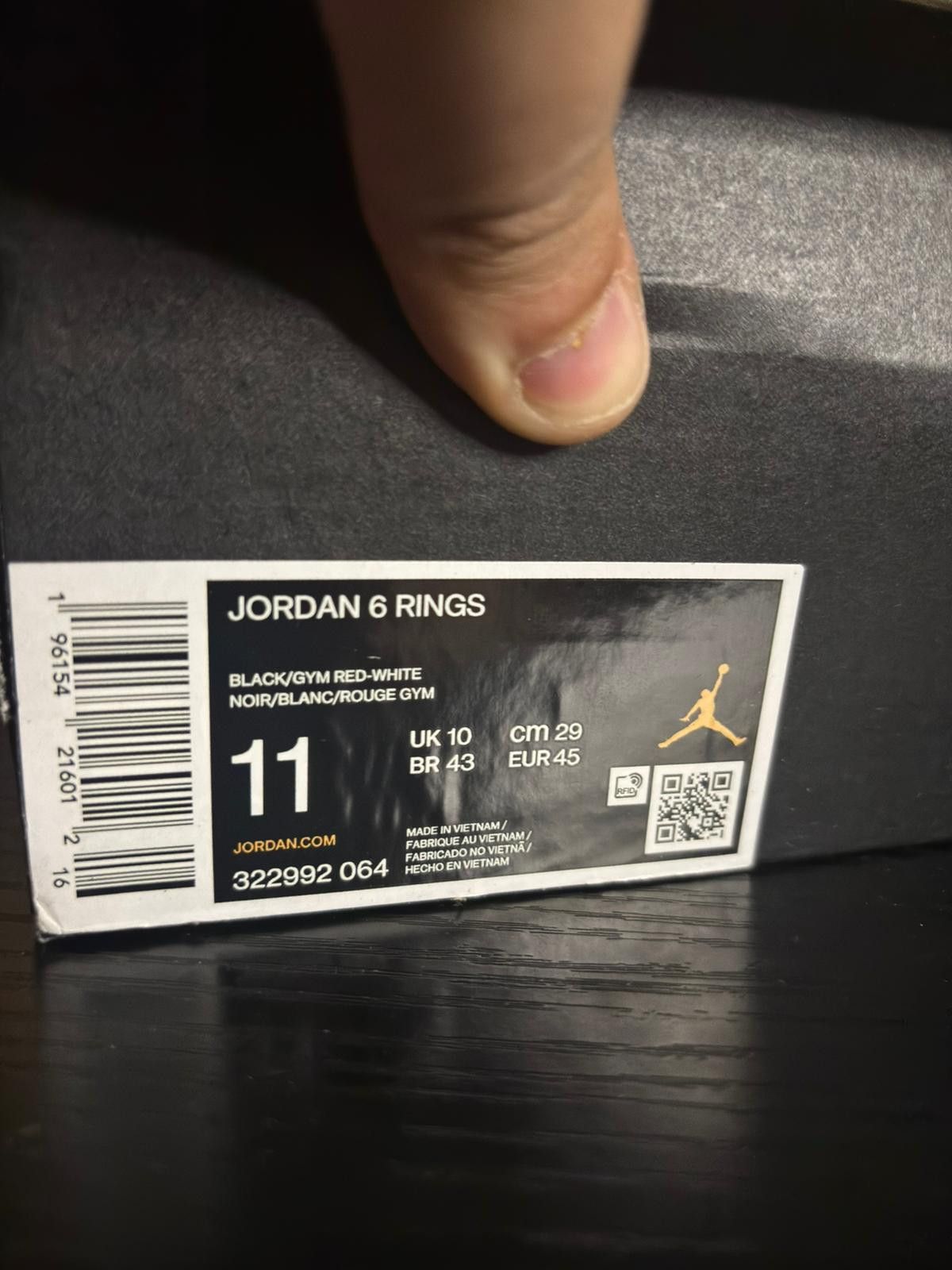 Jordan Brand Jordan 6 Rings Grey/black/white Size 11 Size US 11 / EU 44 - 11 Thumbnail