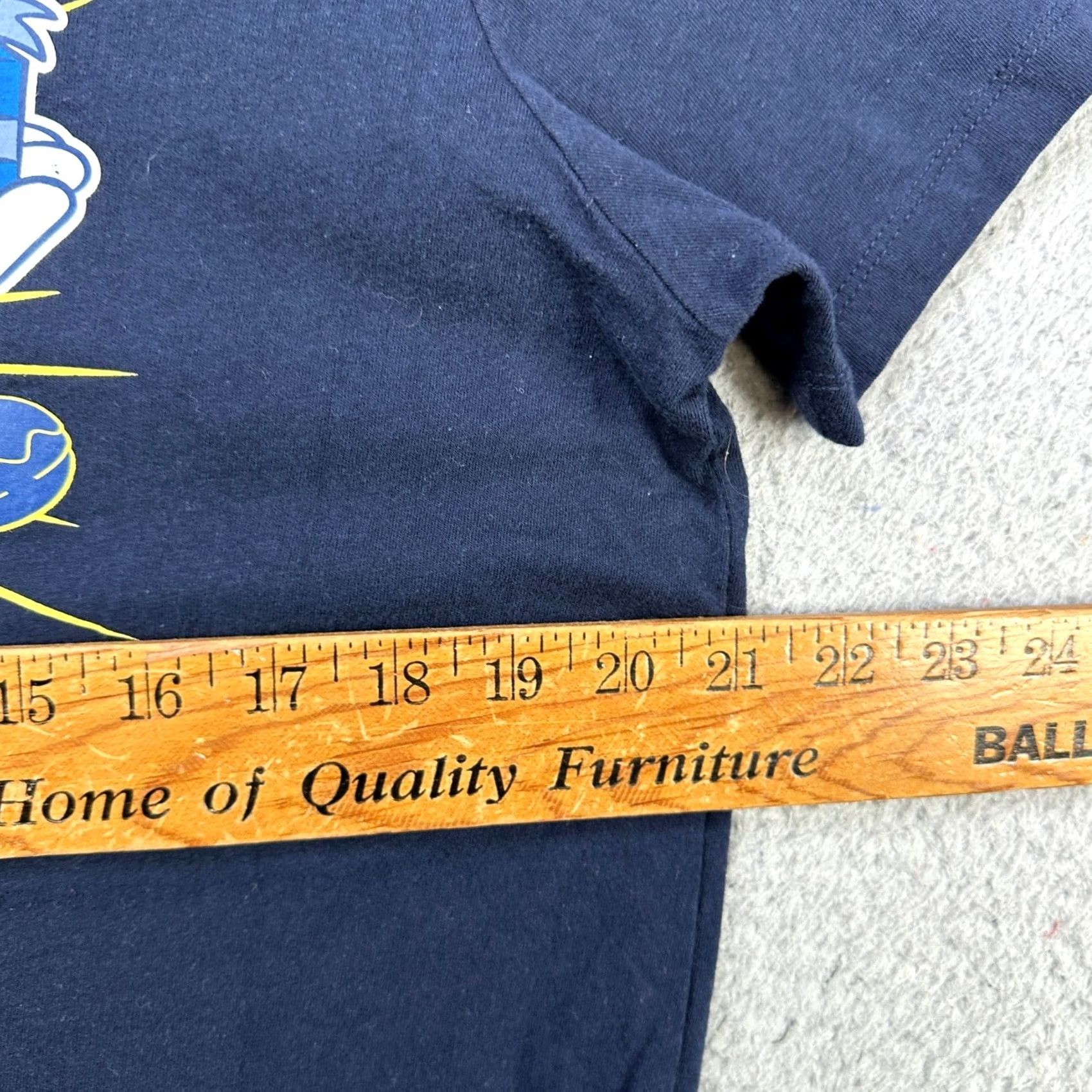 Old Navy VINTAGE Old Navy Disney T-Shirt Happy Hannukah Tee Unisex Large Navy Blue Mickey Mouse Size L / US 10 / IT 46 - 6 Thumbnail