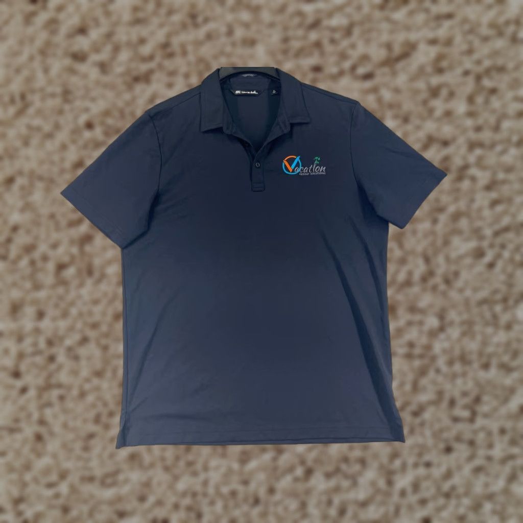 TravisMathew Travis Mathew Polo Shirt Mens XL Black Cotton Blend Golf Polo Short Sleeve Size US XL / EU 56 / 4 - 1 Thumbnail