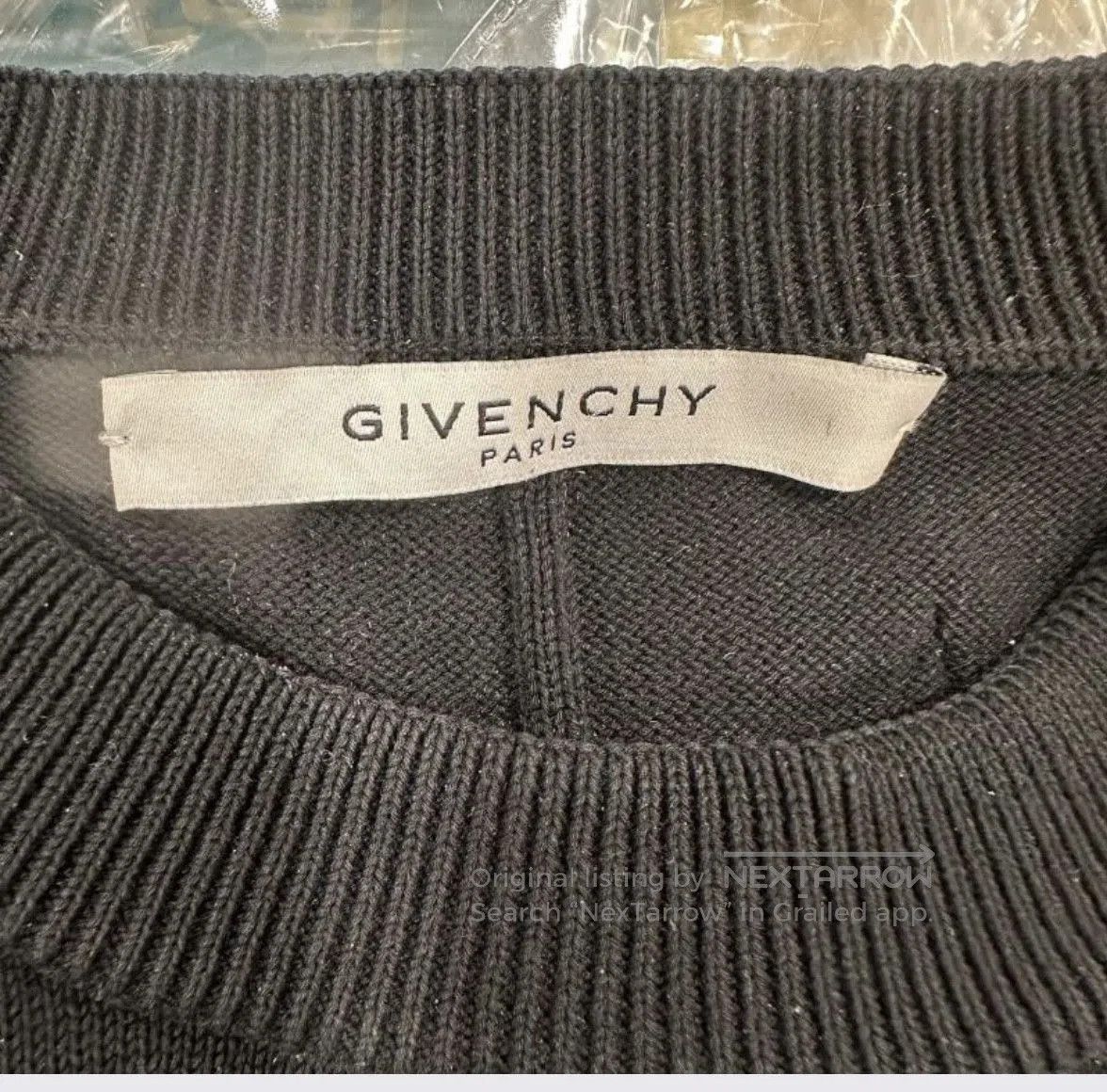 Givenchy Givenchy Black Star Knit Sweatshirt. Size US M / EU 48-50 / 2 - 4 Thumbnail