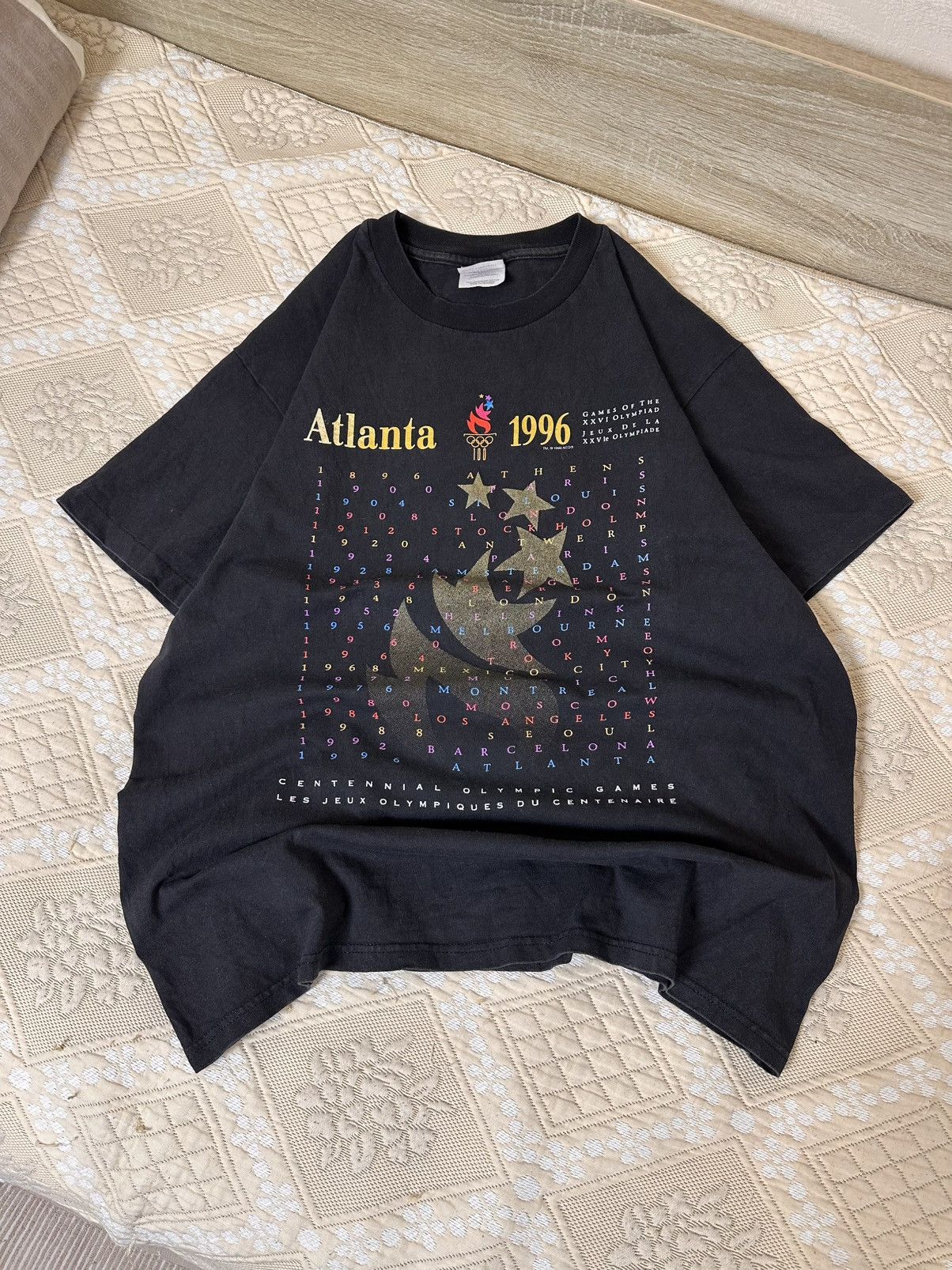 Vintage 🔥 1996 Atlanta Olympic Games Vintage T Shirt 90s Sports Size US L / EU 52-54 / 3 - 1 Thumbnail