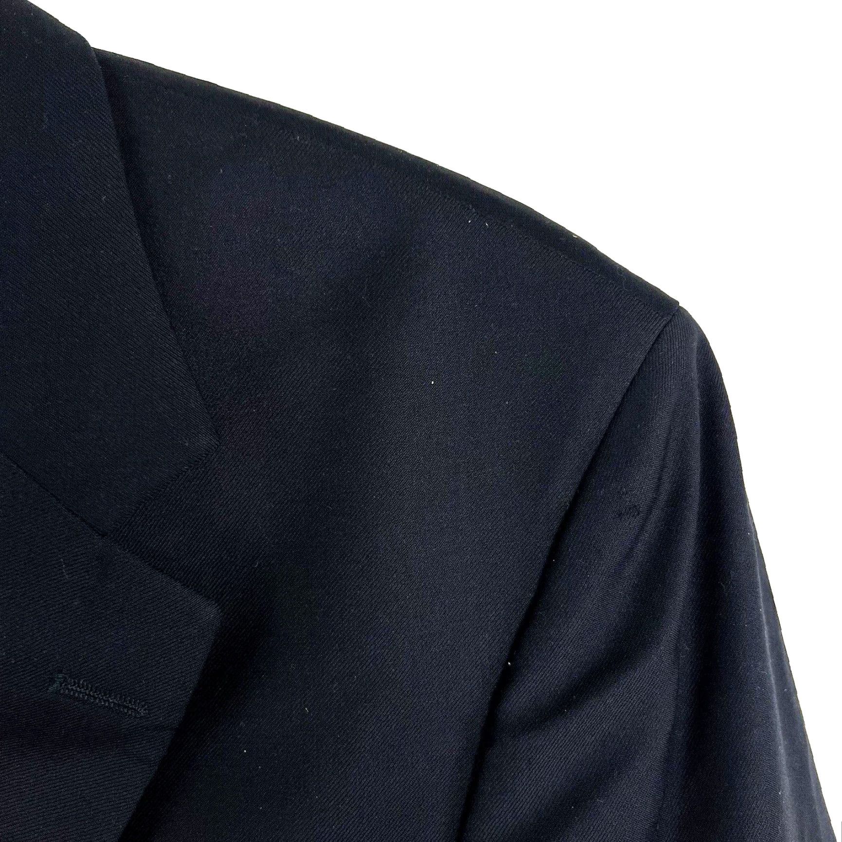 Brooks Brothers Brooks Brothers Blue Wool Blazer Jacket Single-Breasted Notch 2-Button 42R Mens Suit Coat Size 42R - 2 Thumbnail