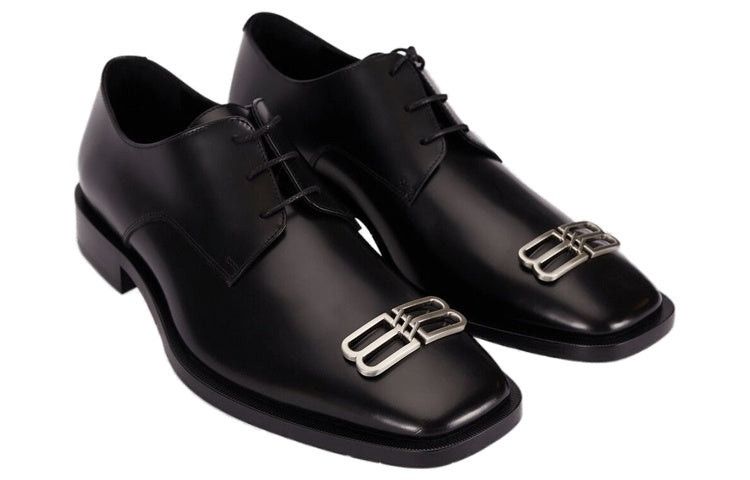 Balenciaga o1w1db10325 BB Icon Rim Derbie Shoes in Black Size US 11 / EU 44 - 3 Thumbnail
