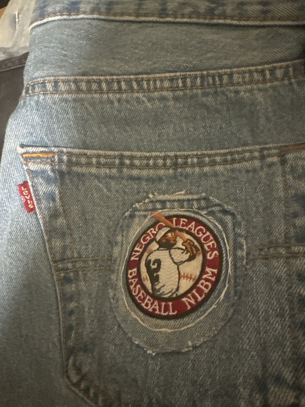Levi's Levi Jeans Negro League Baseball Patch Work Size US 32 / EU 48 - 6 Thumbnail