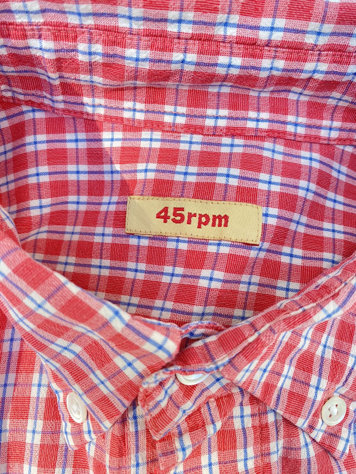 45rpm 45rpm plaid polo shirt Size S / US 4 / IT 40 - 4 Thumbnail