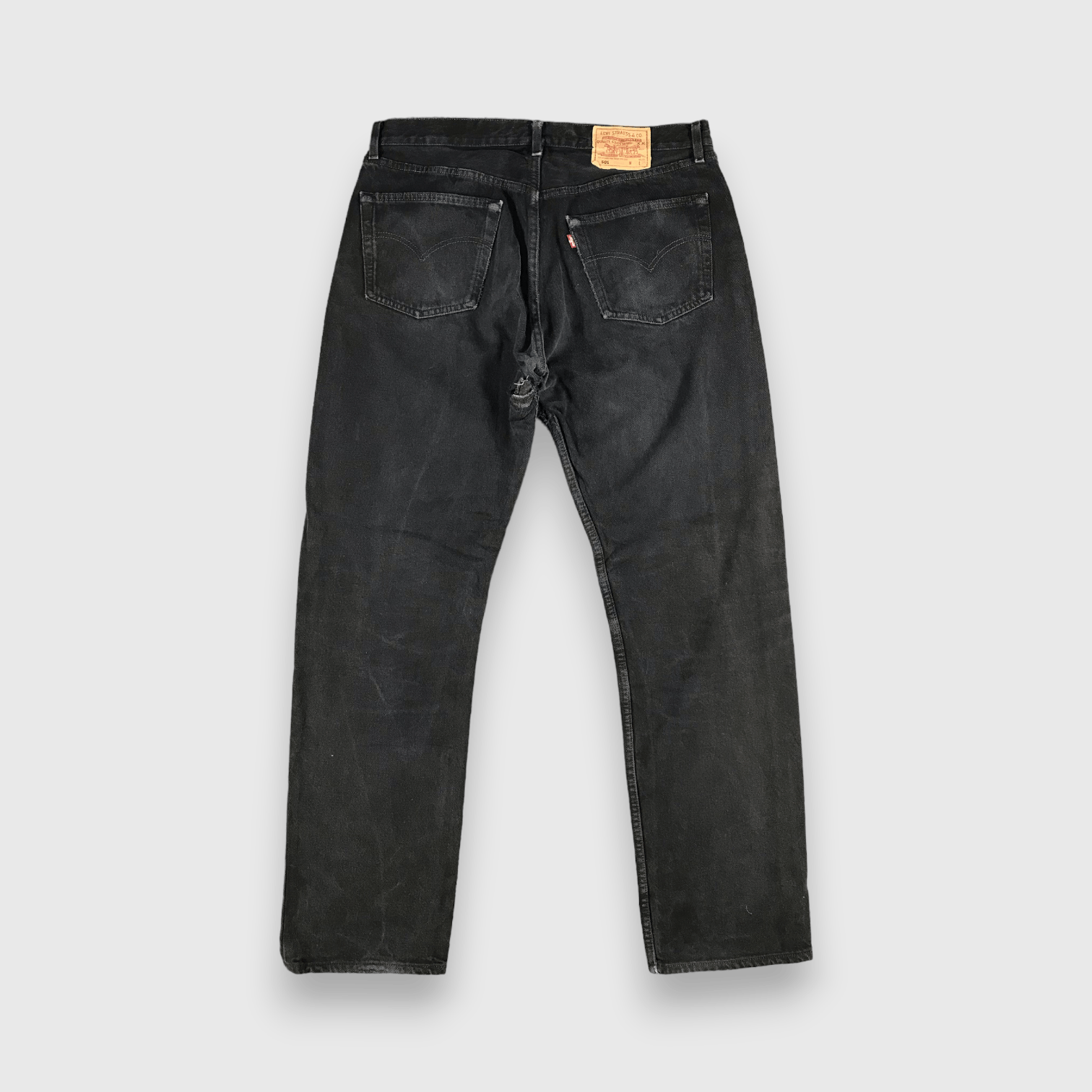 Levi's Vintage 90s Distress Levis 501 Jeans-J1427 Size US 38 / EU 54 - 2 Thumbnail