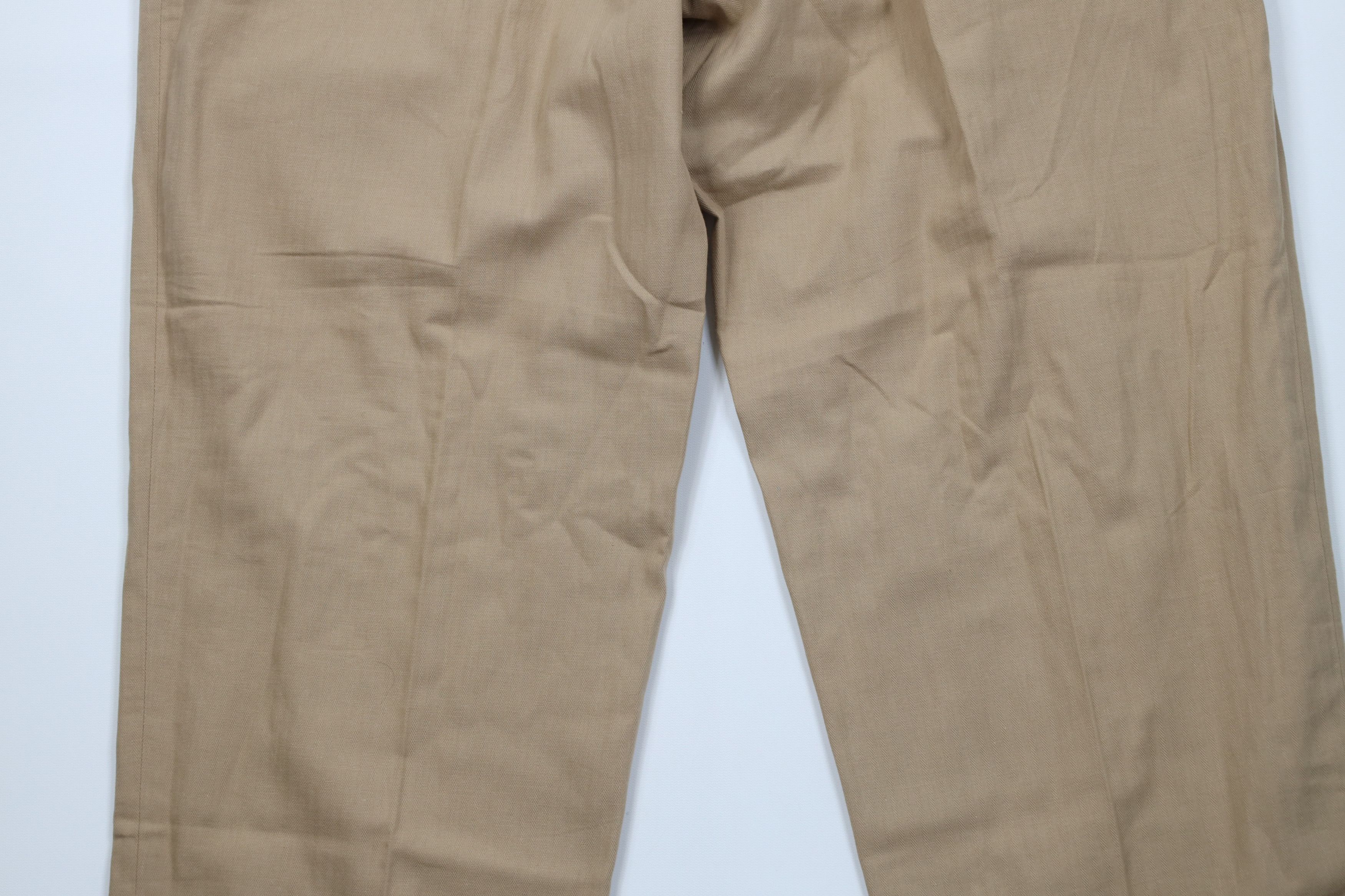 Ralph Lauren Vintage 90s Ralph Lauren Wide Leg Chino Pants Beige Cotton Size US 38 / EU 54 - 10 Thumbnail