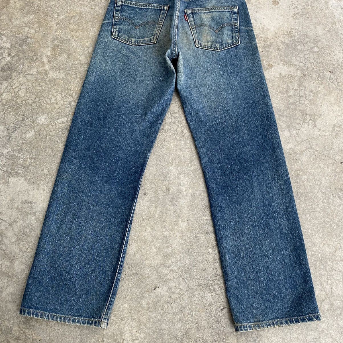 Levi's Vintage 90’s Levis 503B Big E Faded Blue Selvedge LVC Jeans Size US 30 / EU 46 - 10 Thumbnail