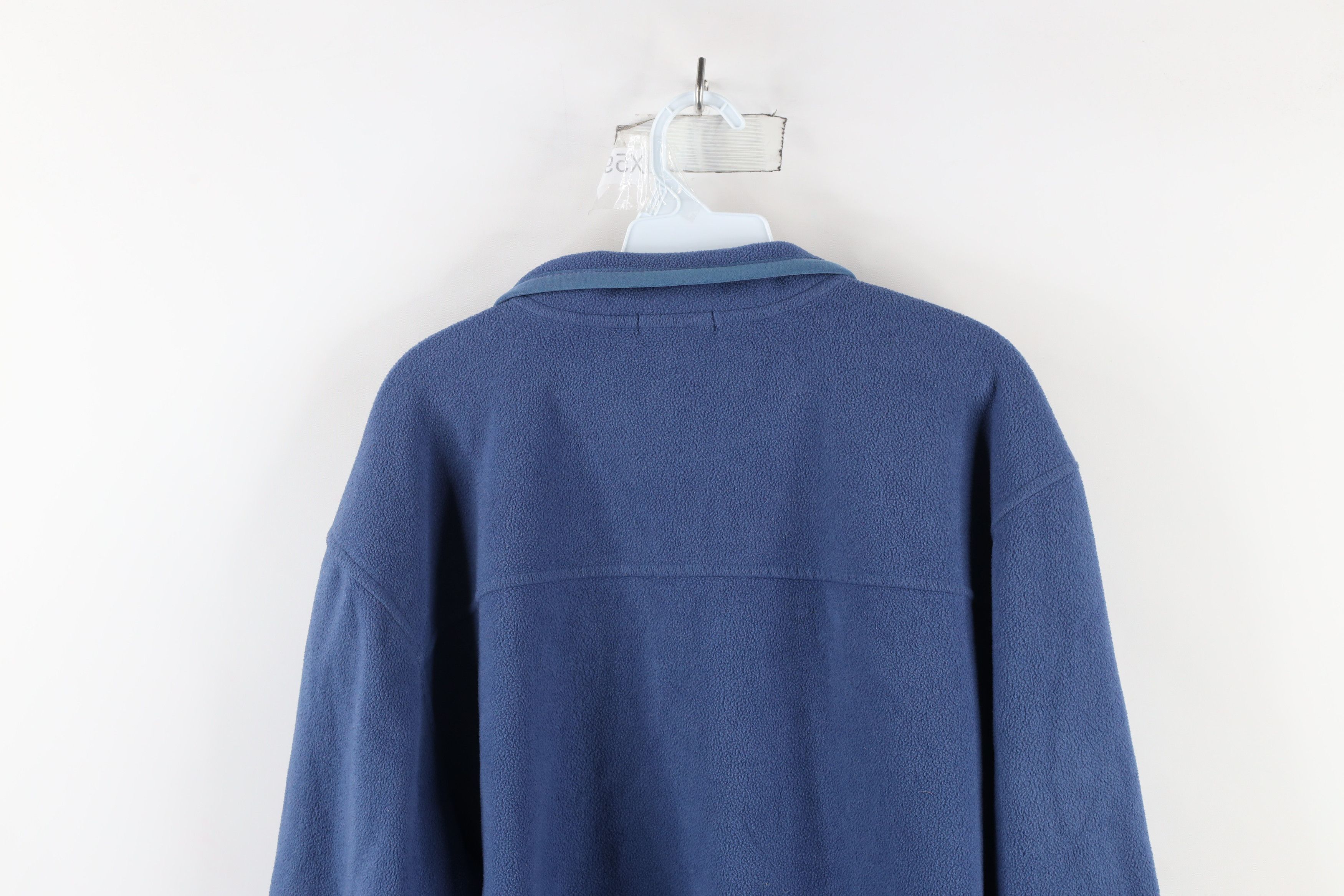 Gap × Vintage Vintage Gap Spell Out Block Letter Half Zip Fleece Sweater Size US XL / EU 56 / 4 - 12 Thumbnail