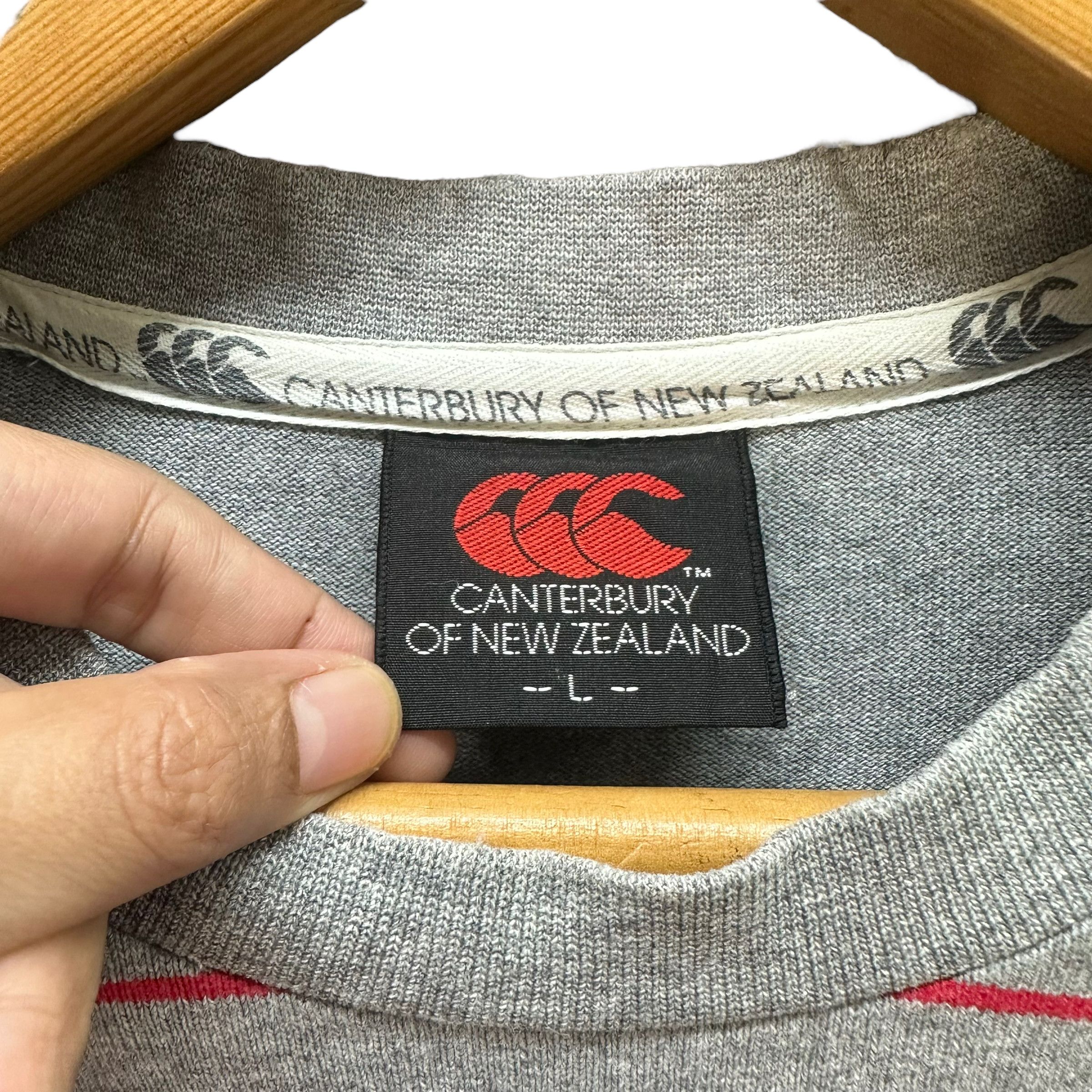 Canterbury of New Zealand Canterbury New Zealand Striped Long Sleeve Shirt #9337-004 Size US L / EU 52-54 / 3 - 6 Thumbnail