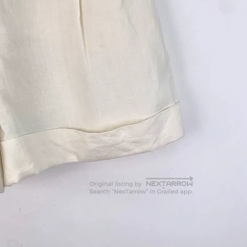 Chanel Chanel Beige linen casual shorts Size 25" / US 0 / IT 36 - 4 Thumbnail