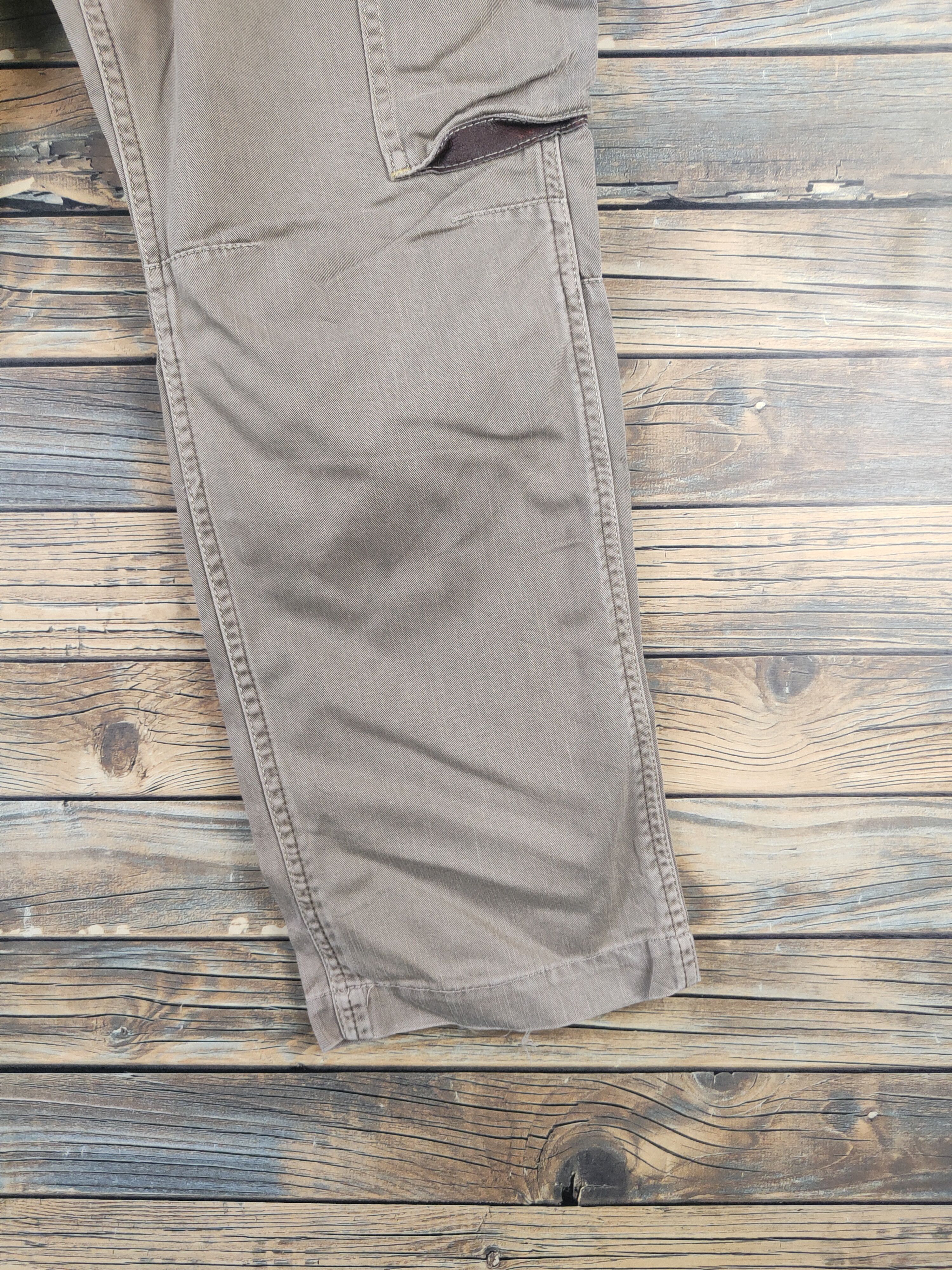 Edwin DLL Edwin Beige Multipocket Tactical Cargo Pants #722 Size US 33 - 6 Thumbnail