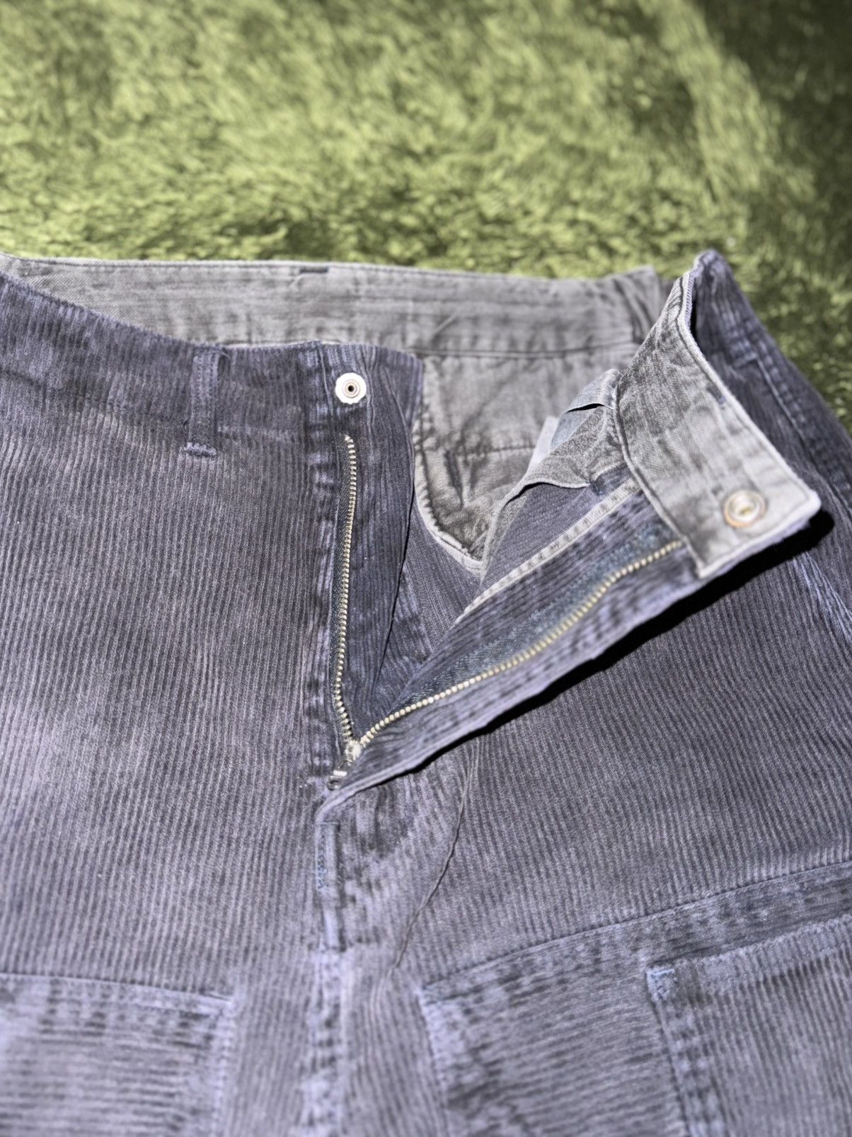 Japanese Brand [L] Namercleothing Corduroy Double Knee Utility Pocket Pants Size US 32 / EU 48 - 3 Thumbnail