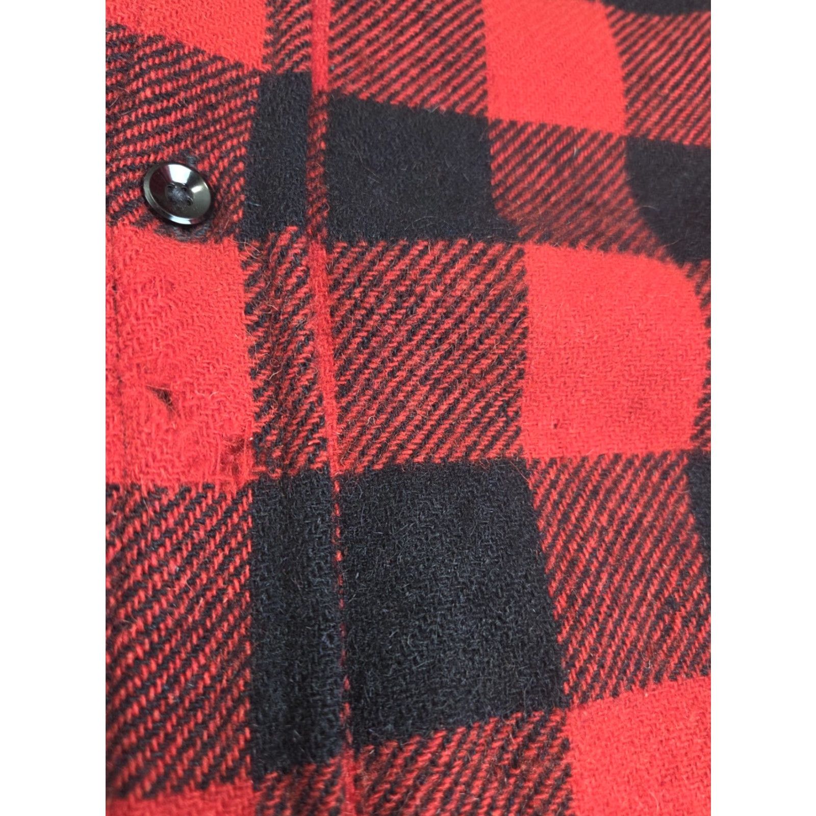 Vintage VINTAGE Pilgrim Shirt Mens L Buffalo Plaid Wool Flannel 50s 60s Distressed Size US L / EU 52-54 / 3 - 4 Thumbnail