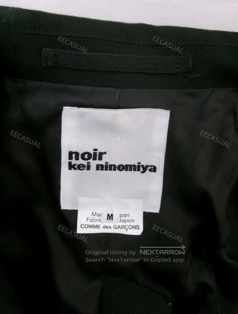 Comme des Garcons Noir Kei Ninomiya Wool Coat 2025. Size US M / EU 48-50 / 2 - 7 Thumbnail
