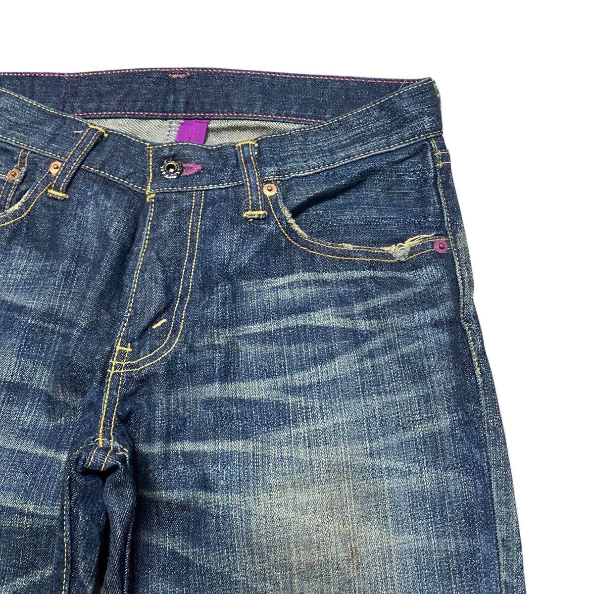 Levi's Levis 507 Purple Stitch Flare Jeans Size US 29 - 5 Thumbnail