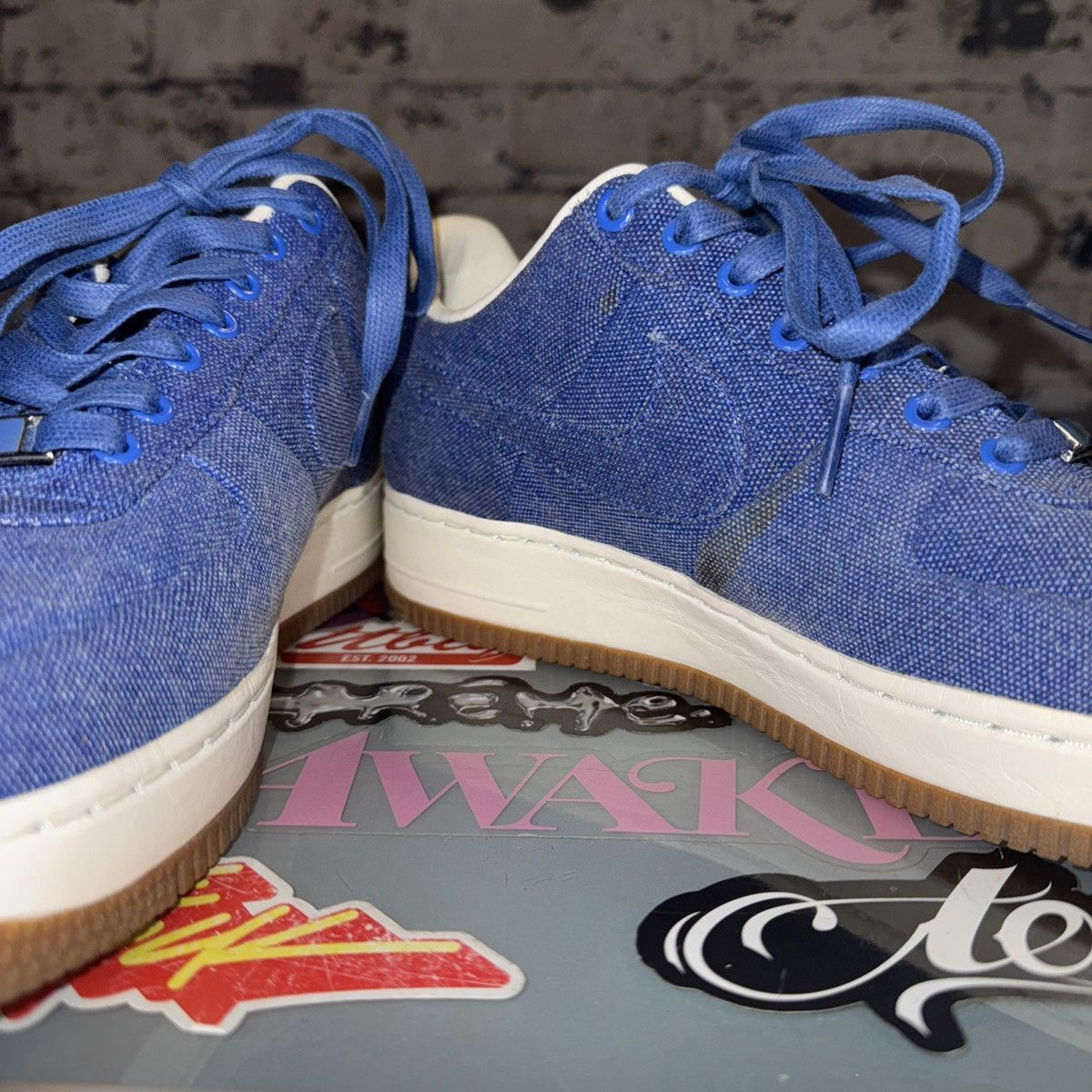 Nike Nike Air Force 1 SPRM 07 Low Classic Blue Denim Sz. 9.5 Size US 9.5 / EU 42-43 - 7 Thumbnail