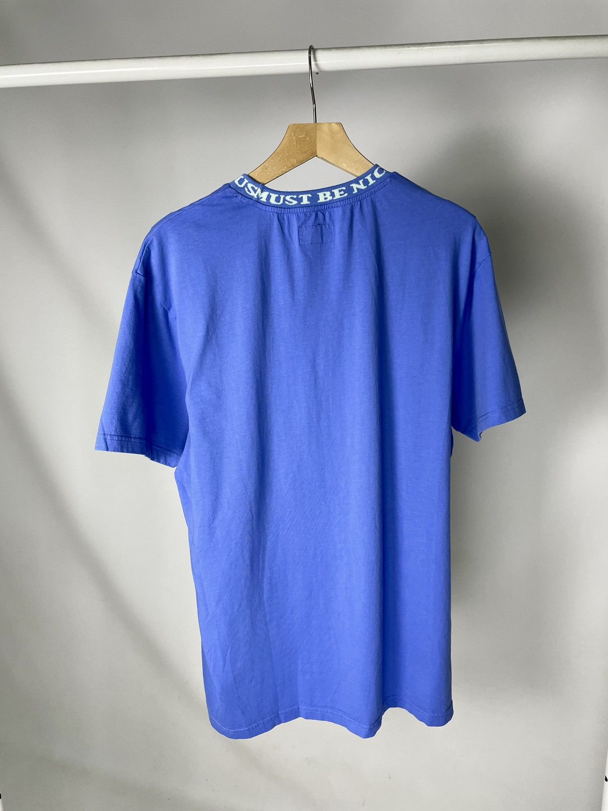 RIPNDIP Ripndip 😸 Must be Nice Collar Logo Blue Basic tee T shirt Size US L / EU 52-54 / 3 - 8 Thumbnail